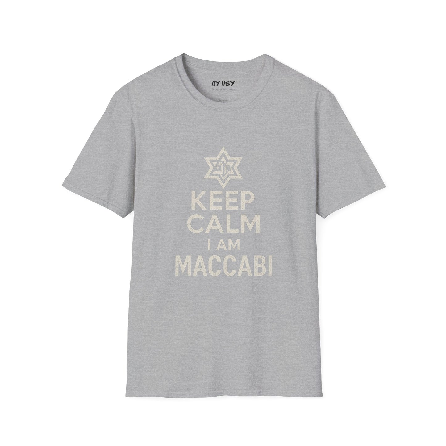 Keep Calm I am Maccabi - Unisex soft T-shirt, Perfect Gift for Maccabees
