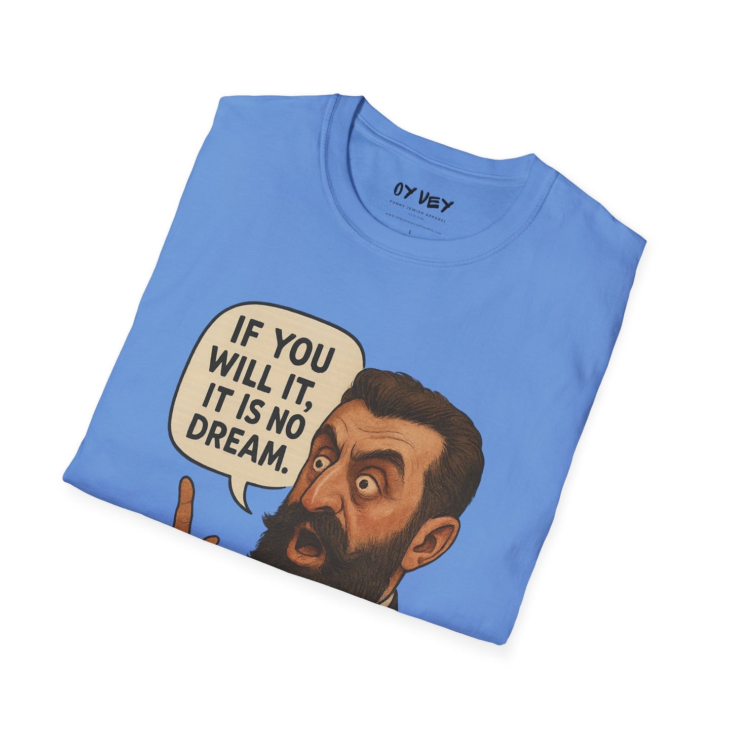 Theodore Herzl - Unisex soft T-shirt, Perfect Gift for Friends