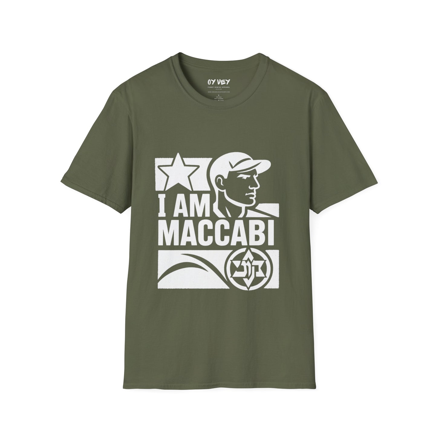 I am Maccabi 2 - Unisex soft T-shirt, Perfect Gift for Maccabees