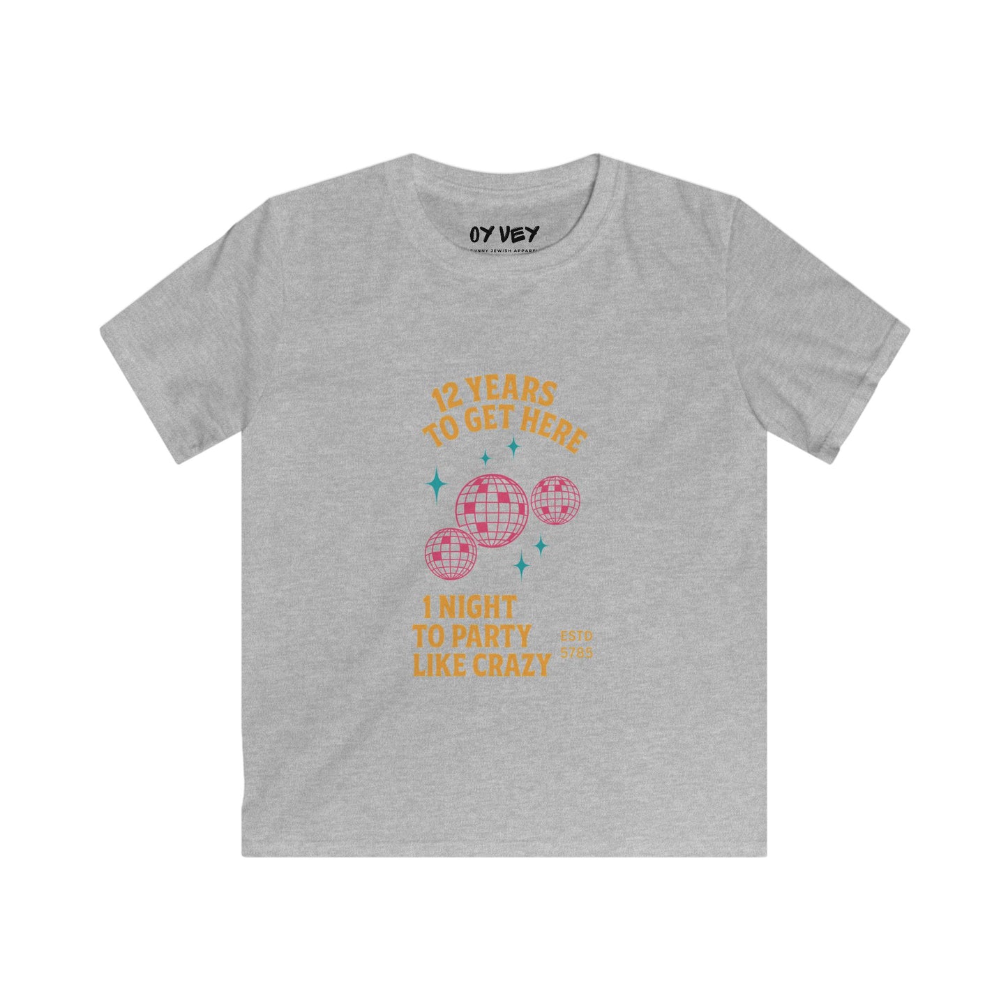 Party Like Crazy Soft style Kids Tee