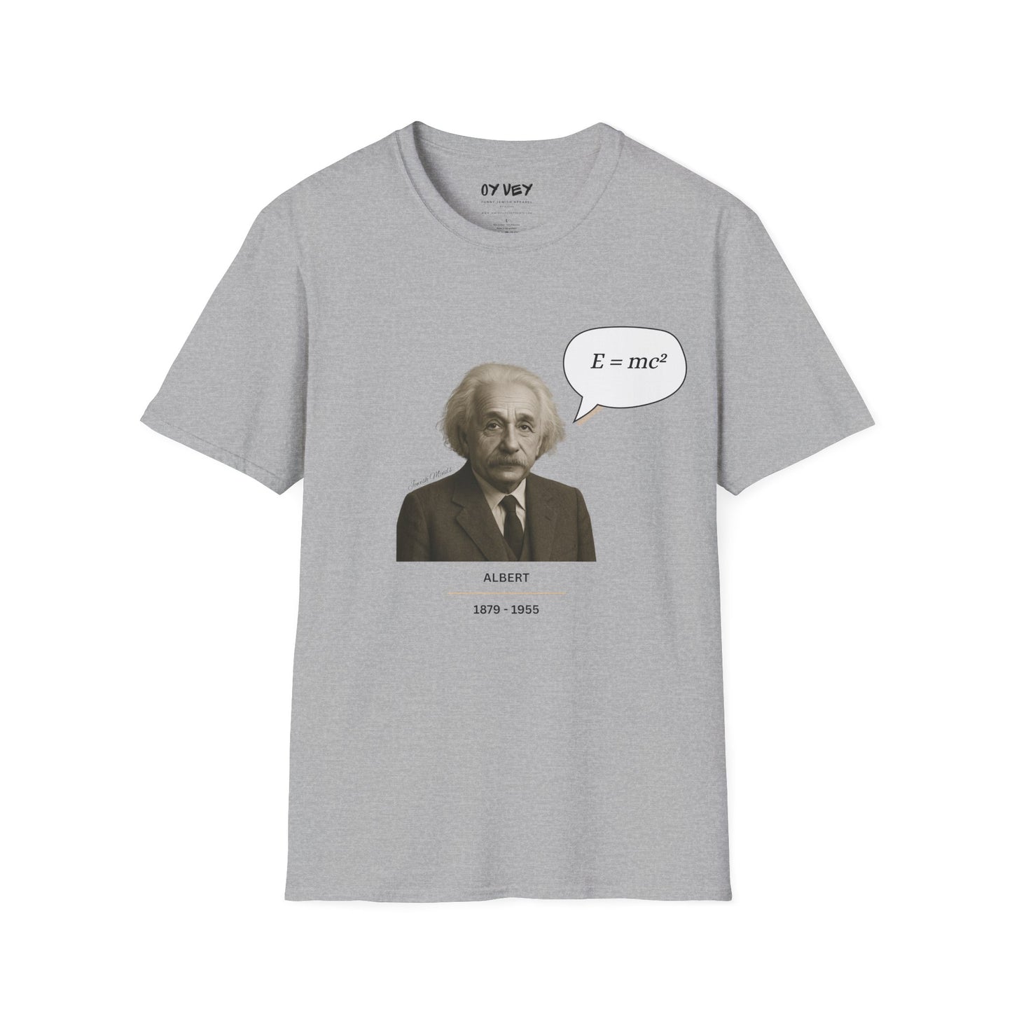 Albert Einstein - Unisex soft T-shirt, Perfect Gift for Friends