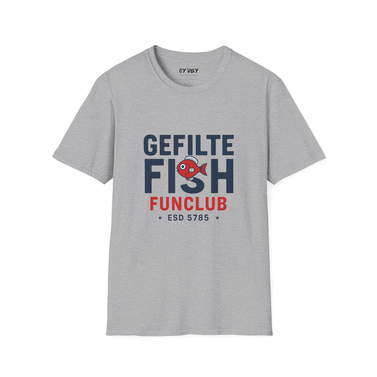 Gefilte Fish Fun Club 2 - Unisex soft T-shirt, Perfect Gift for Friends
