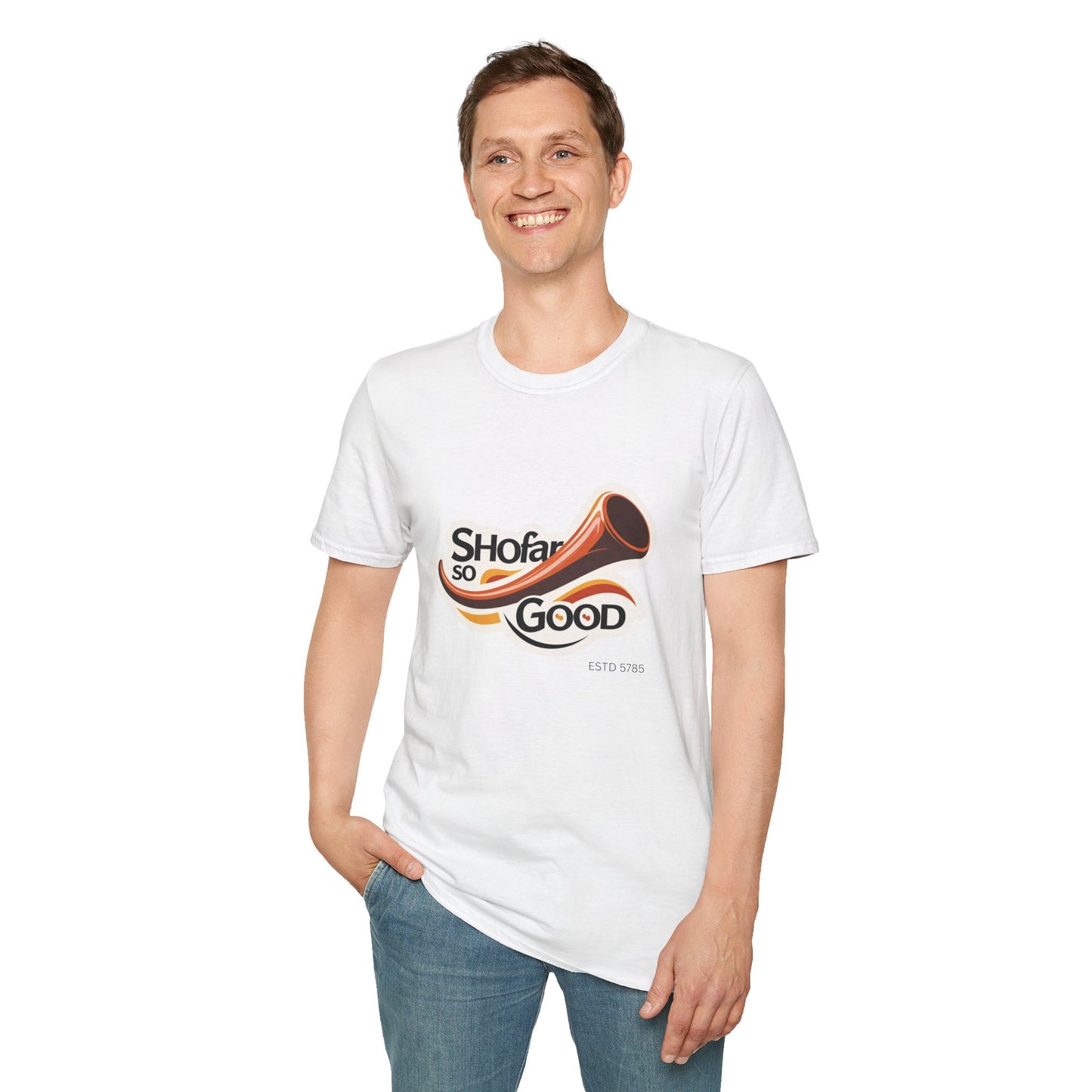 Shofar - Unisex soft T-shirt, Perfect Gift for Rosh Hashanah