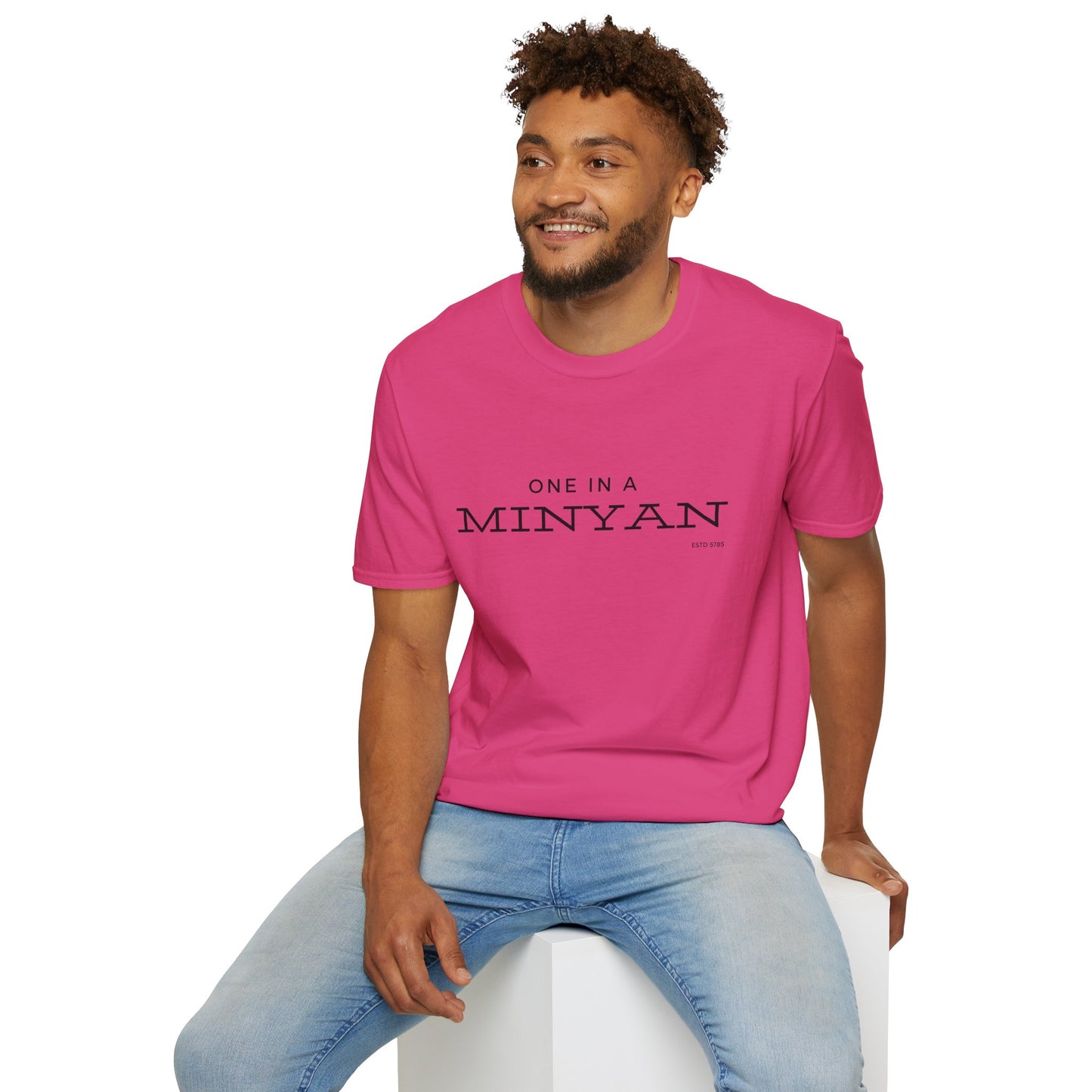 One In A Minyan - Unisex soft T-shirt, Perfect Gift for Friends