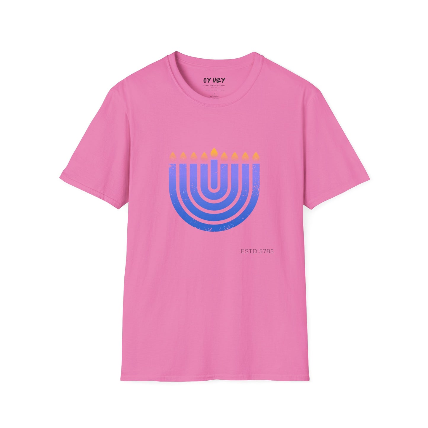 Chanukkiah - Unisex soft T-shirt, Perfect Gift for Chanukkah
