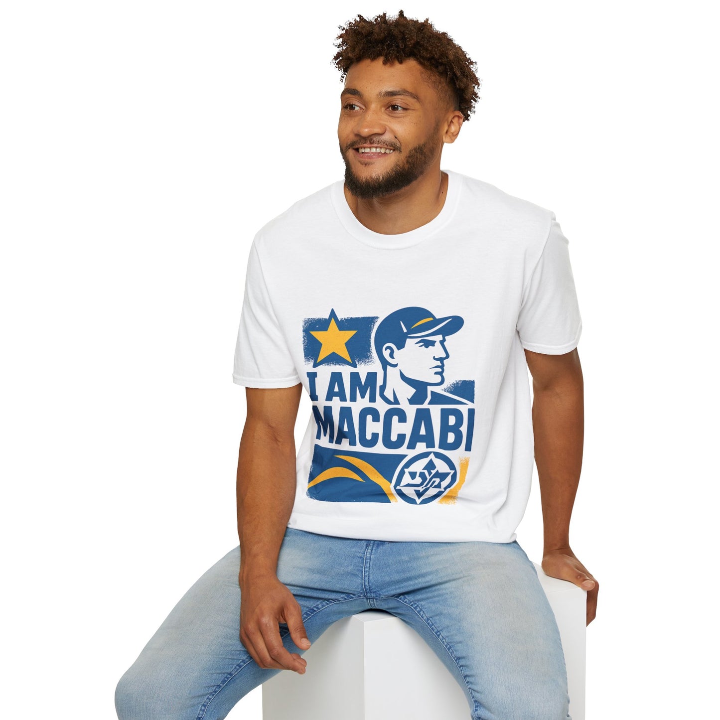 I am Maccabi - Unisex soft T-shirt, Perfect Gift for Maccabees