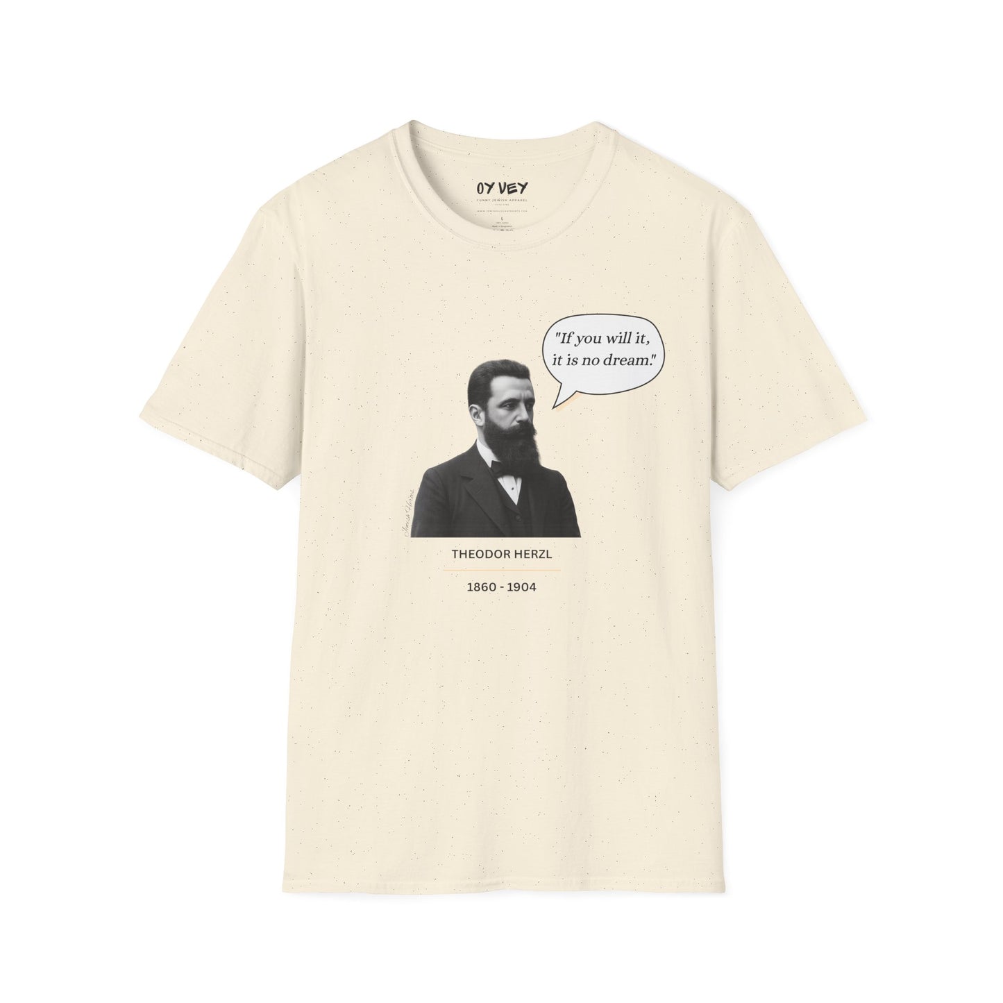 Theodore Herzl - Unisex soft T-shirt, Perfect Gift for Friends