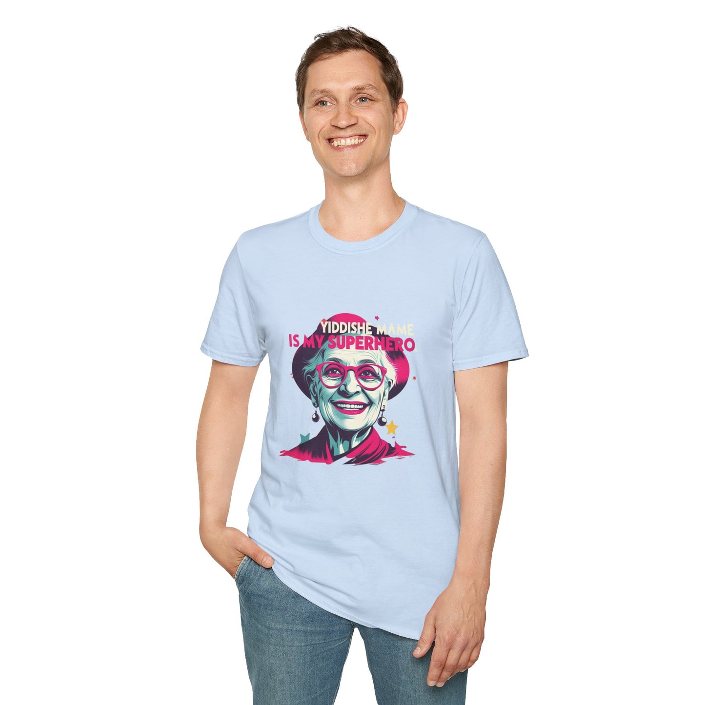 Yiddishe mame - Unisex soft T-shirt, Perfect Gift for a Good Son