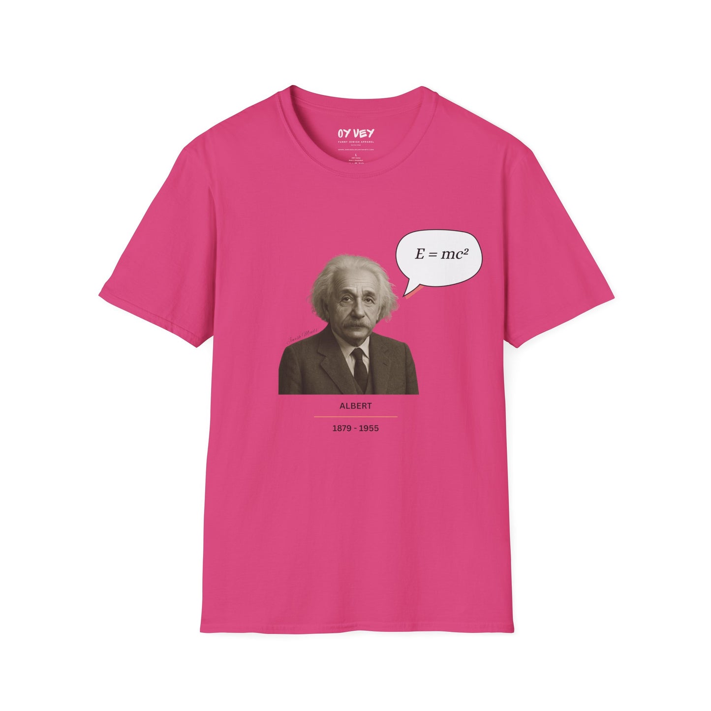 Albert Einstein - Unisex soft T-shirt, Perfect Gift for Friends