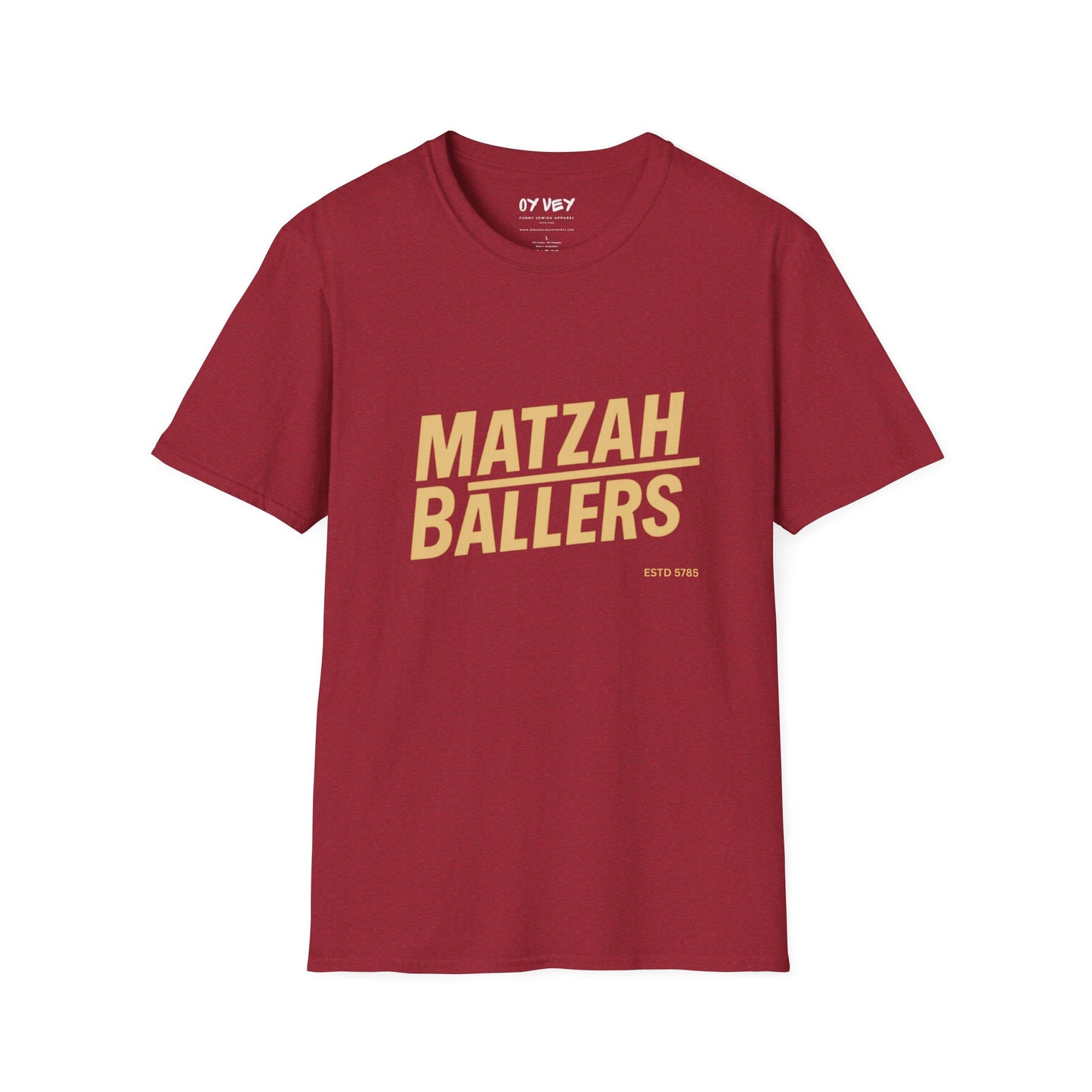 Matzah Ballers - Unisex soft T-shirt, Perfect Gift for Friends