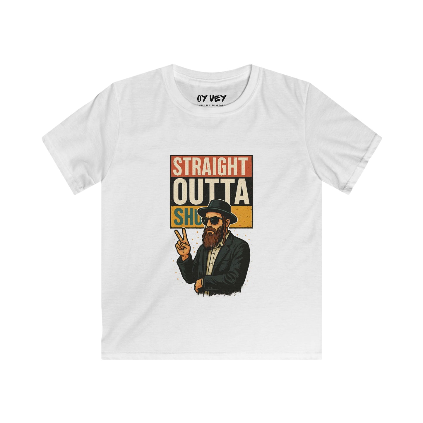 Straight Outta Shul 2 Soft style Kids Tee