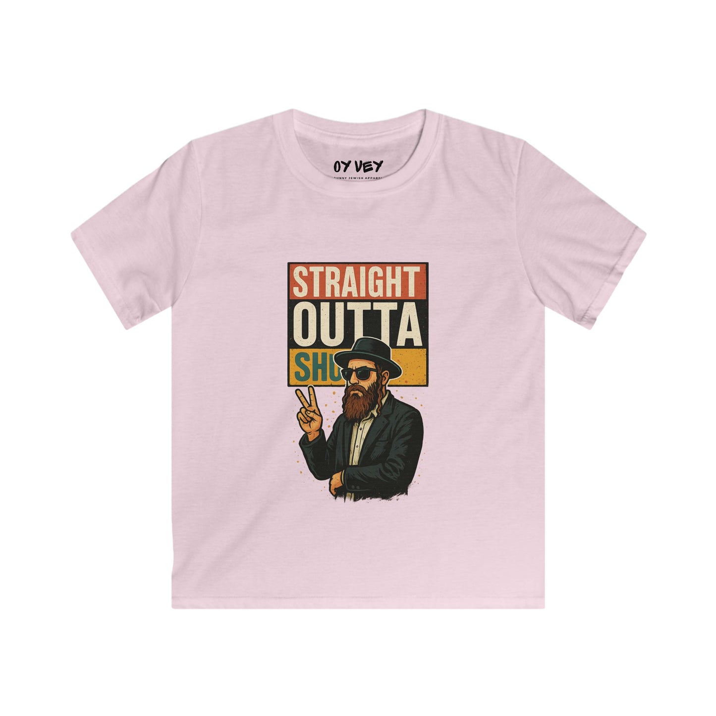 Straight Outta Shul 2 Soft style Kids Tee