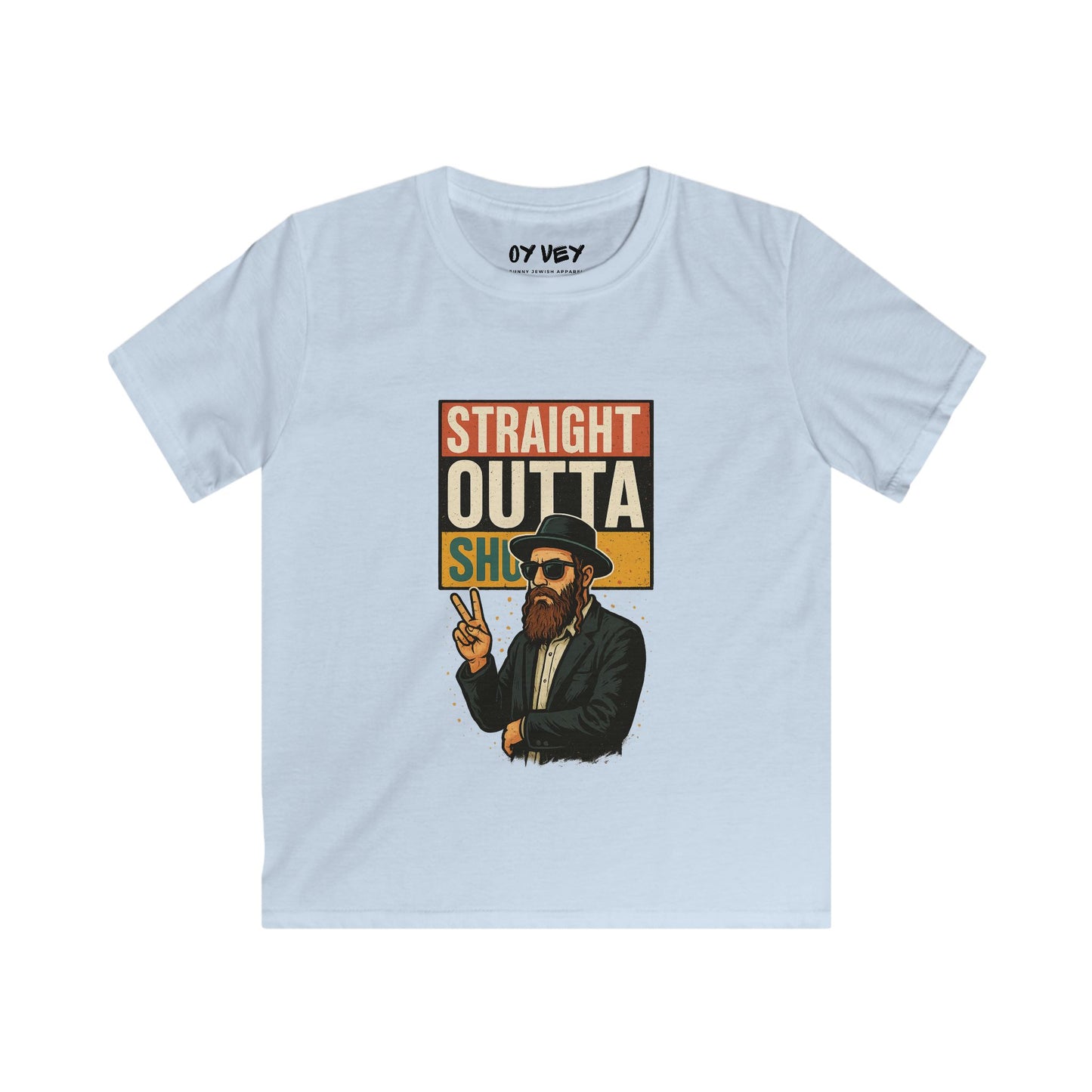 Straight Outta Shul 2 Soft style Kids Tee