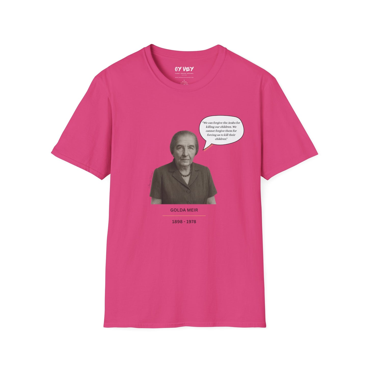 Golda Meir - Unisex soft T-shirt, Perfect Gift for Friends