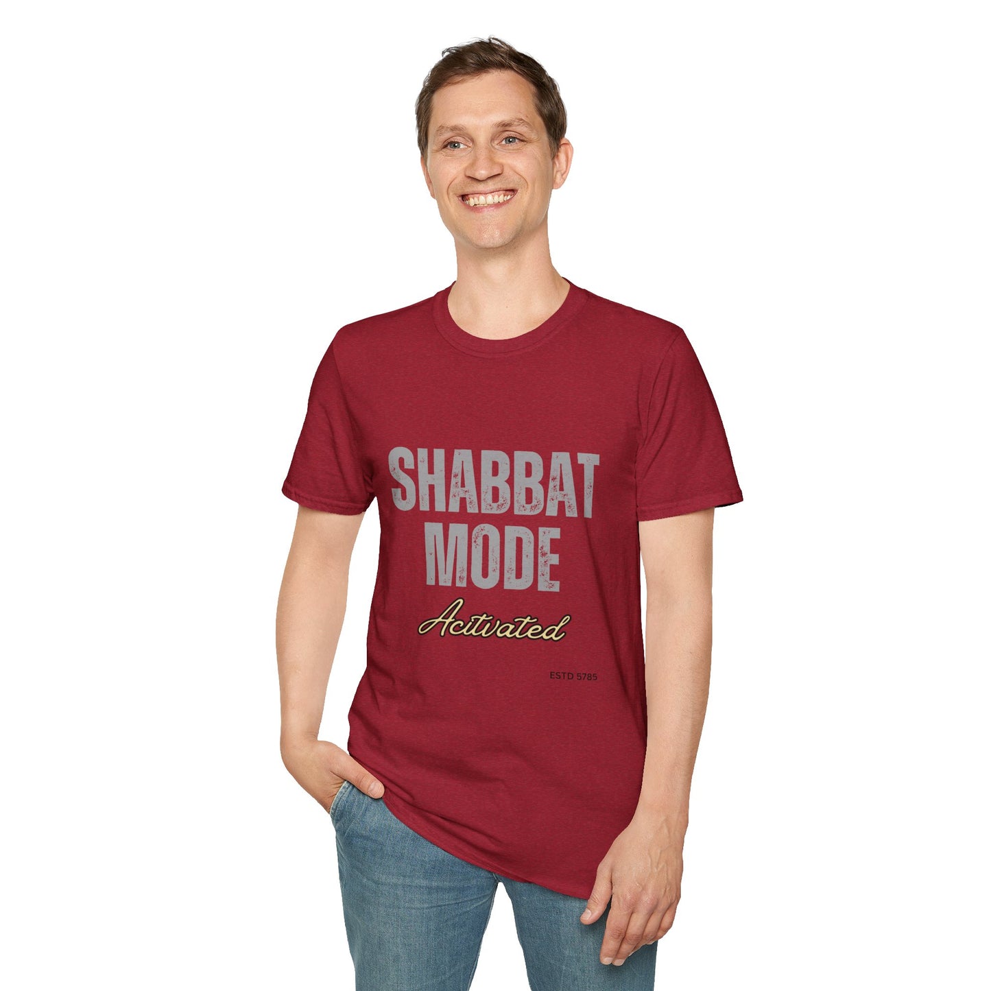 Shabbat Mode Activated 2 - Unisex soft T-shirt, Perfect Gift for Friends