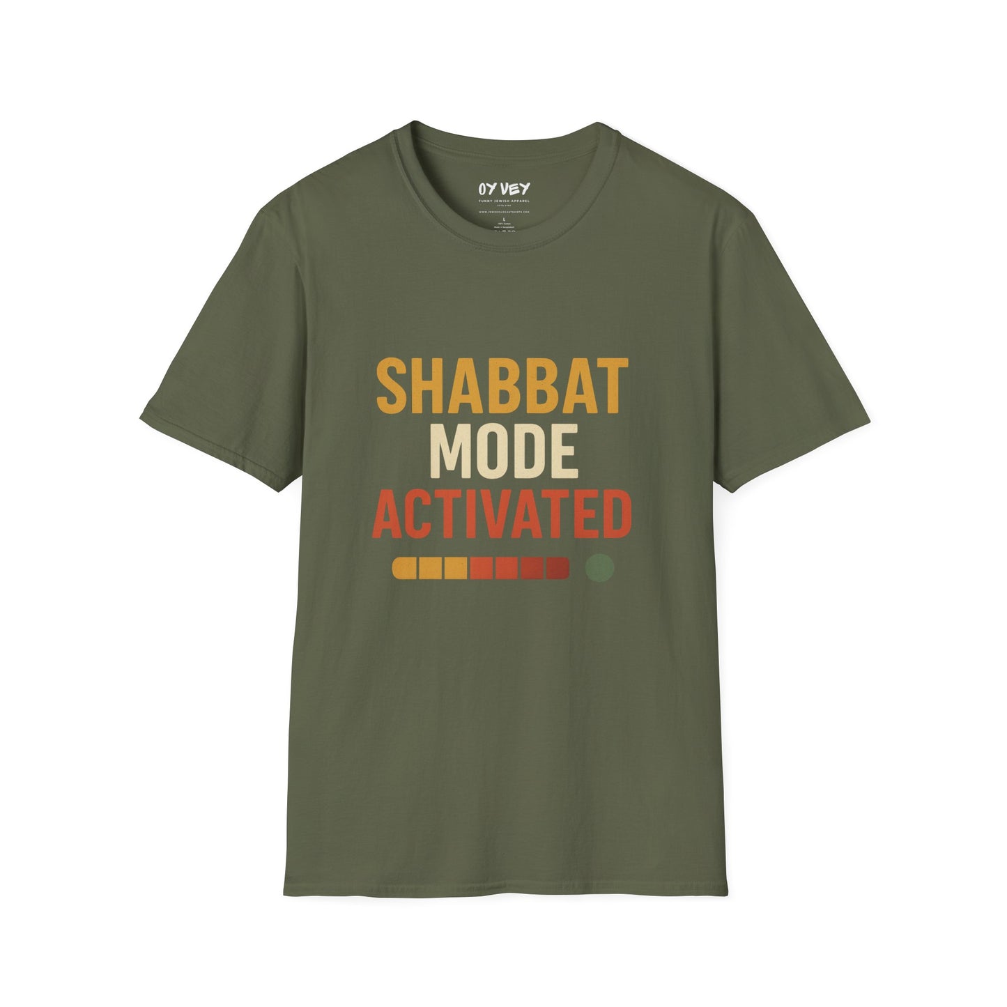 Shabbat Mode Activated - Unisex soft T-shirt, Perfect Gift for Friends