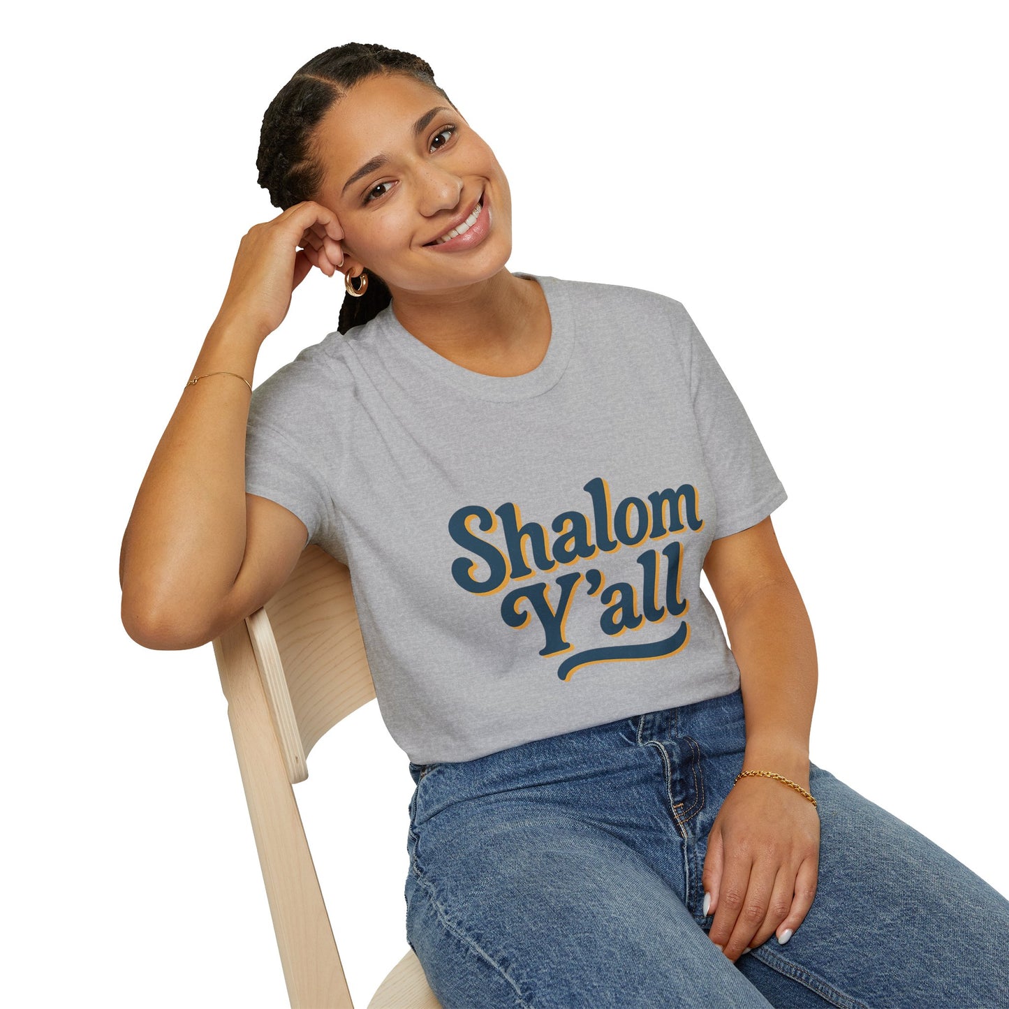 Shalom Yall - Unisex soft T-shirt, Perfect Gift for Friends