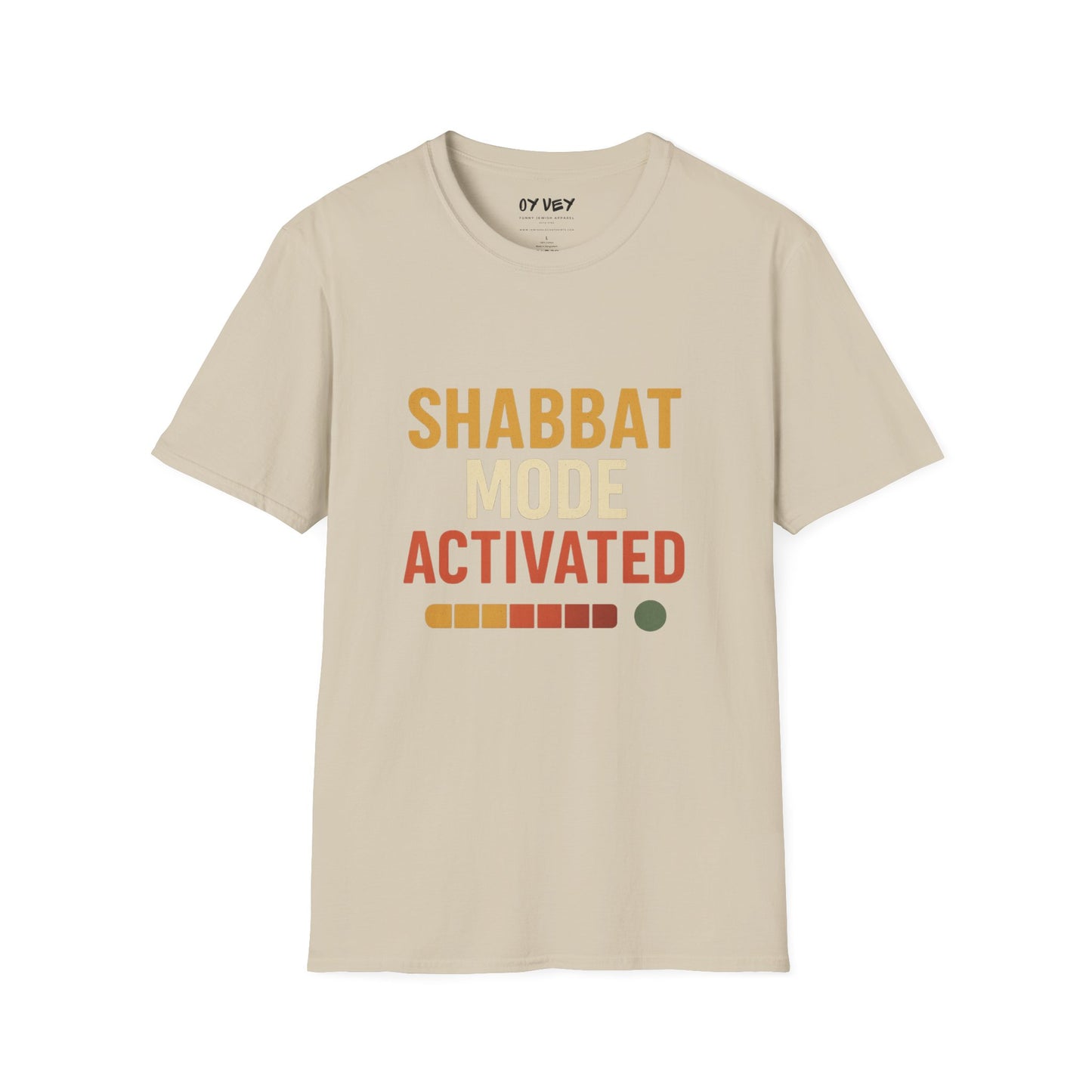 Shabbat Mode Activated - Unisex soft T-shirt, Perfect Gift for Friends