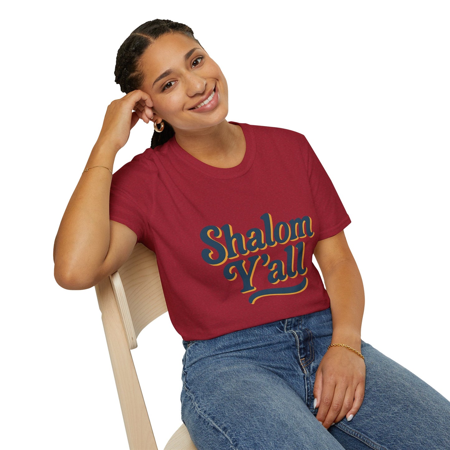 Shalom Yall - Unisex soft T-shirt, Perfect Gift for Friends