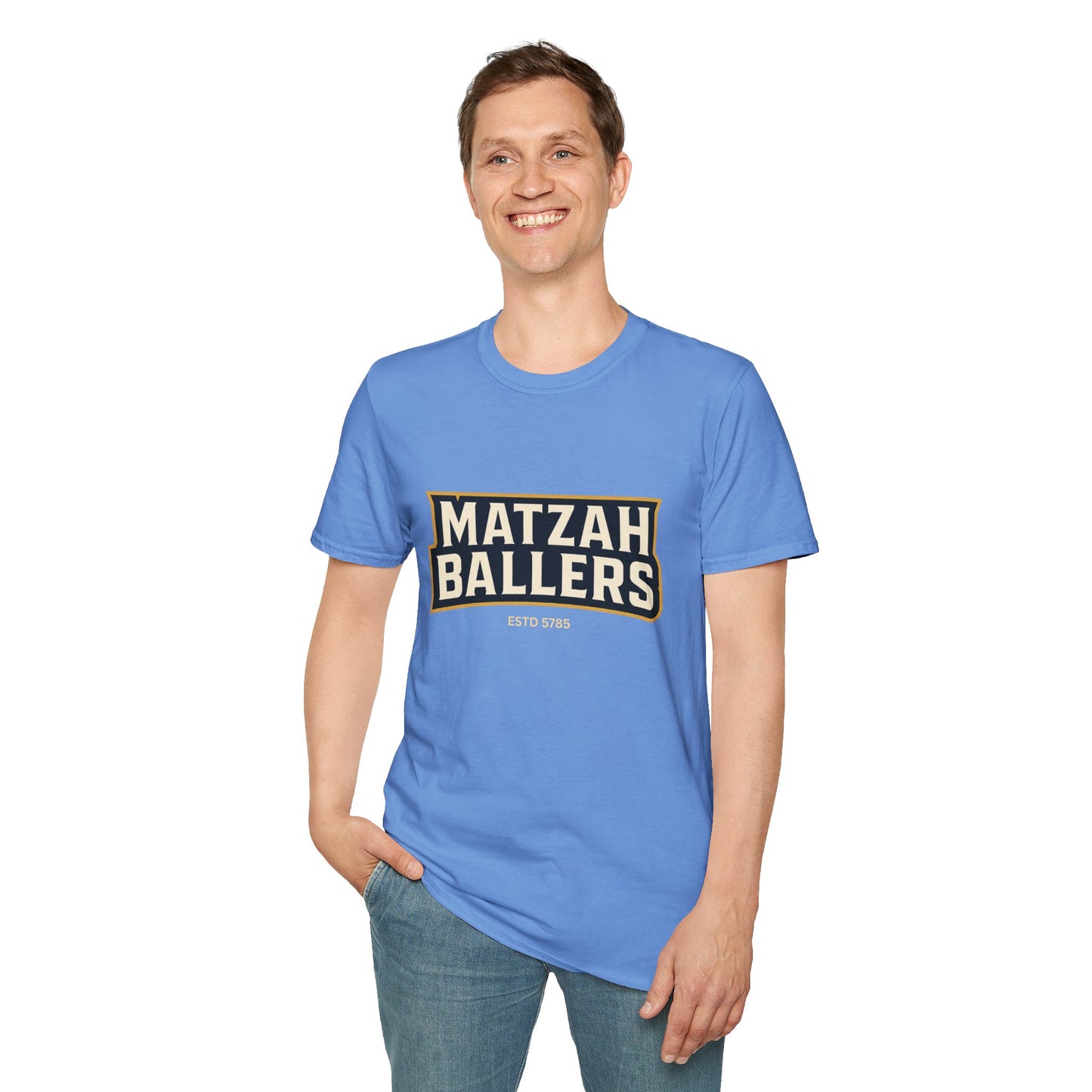 Matza Ballers 3 - Unisex soft T-shirt, Perfect Gift for Friends