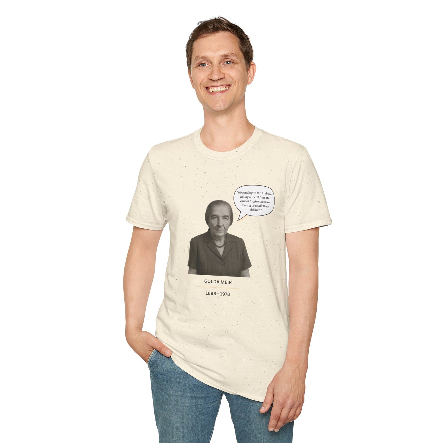 Golda Meir - Unisex soft T-shirt, Perfect Gift for Friends