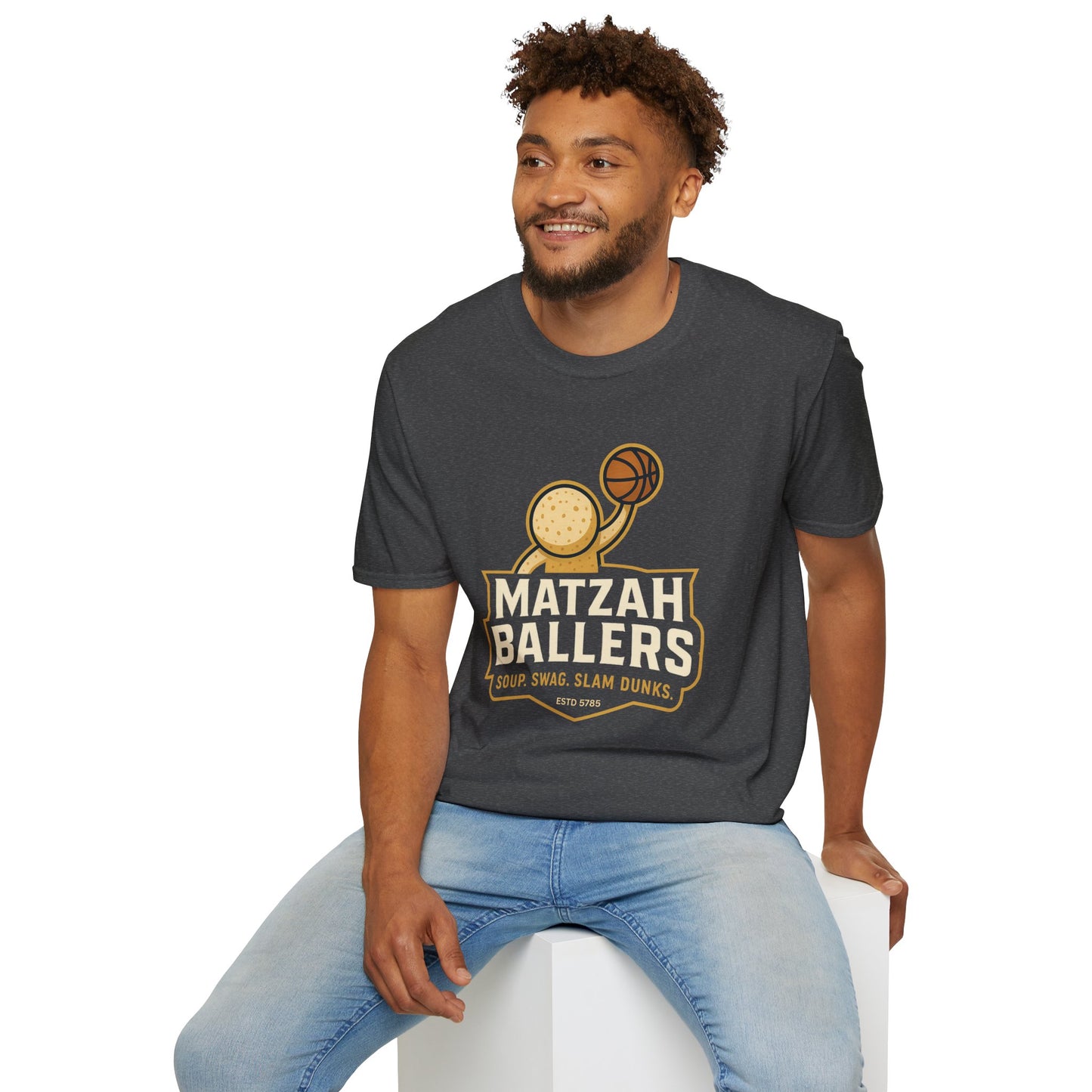 Matza Ballers - Unisex soft T-shirt, Perfect Gift for Friends