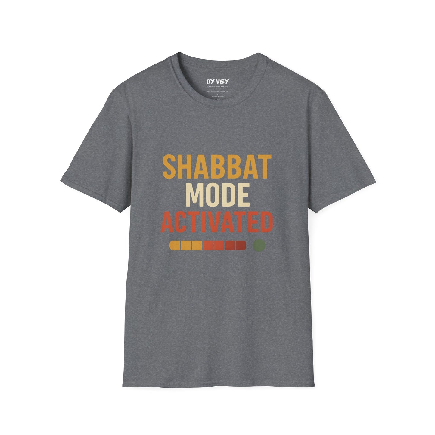 Shabbat Mode Activated - Unisex soft T-shirt, Perfect Gift for Friends