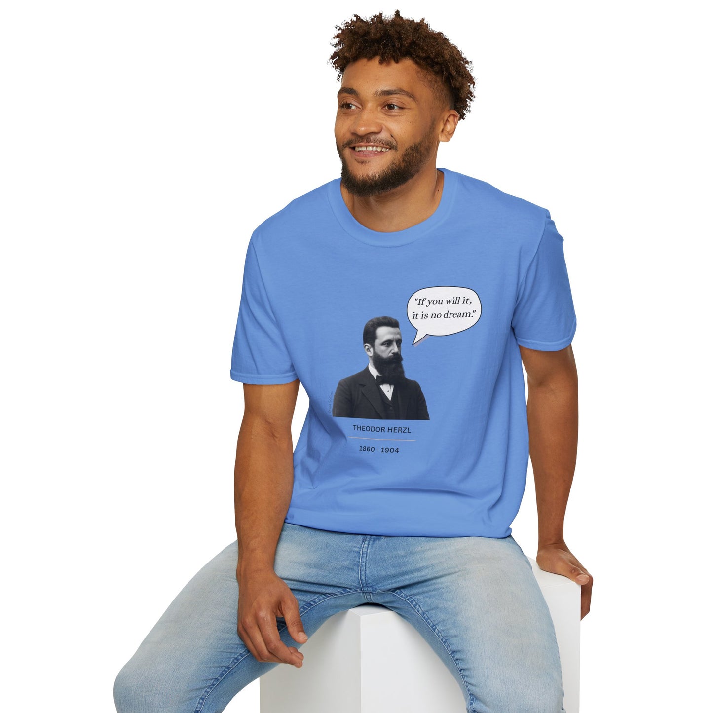 Theodore Herzl - Unisex soft T-shirt, Perfect Gift for Friends