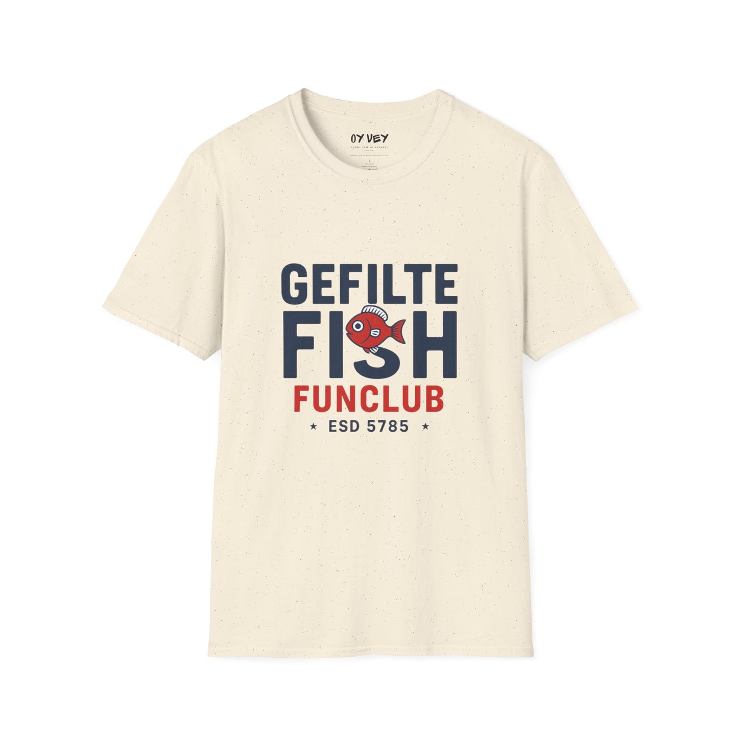 Gefilte Fish Fun Club 2 - Unisex soft T-shirt, Perfect Gift for Friends