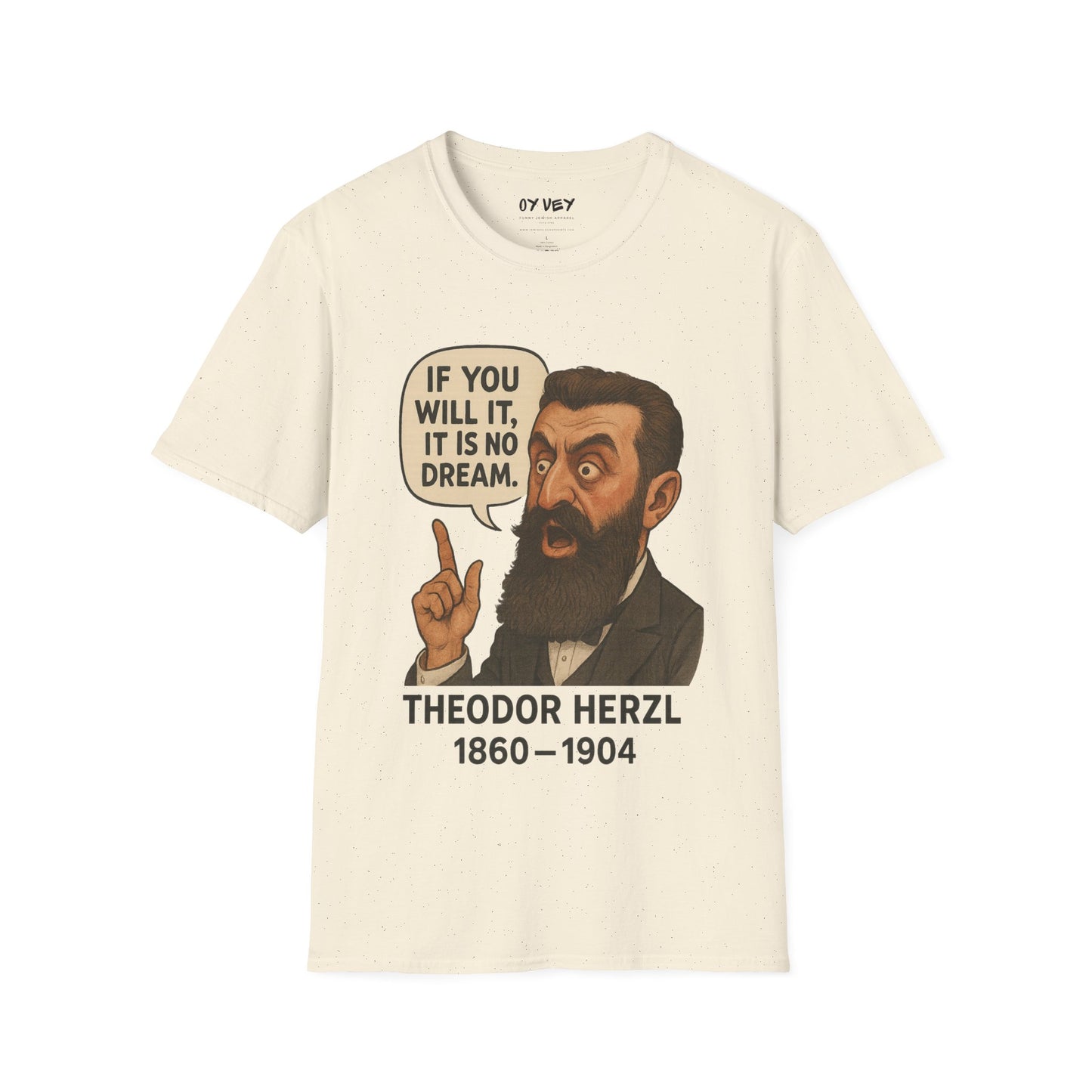 Theodore Herzl - Unisex soft T-shirt, Perfect Gift for Friends