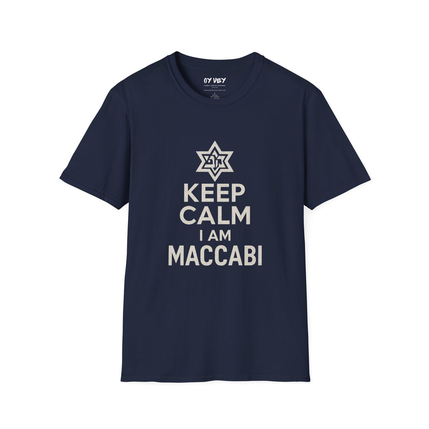 Keep Calm I am Maccabi - Unisex soft T-shirt, Perfect Gift for Maccabees