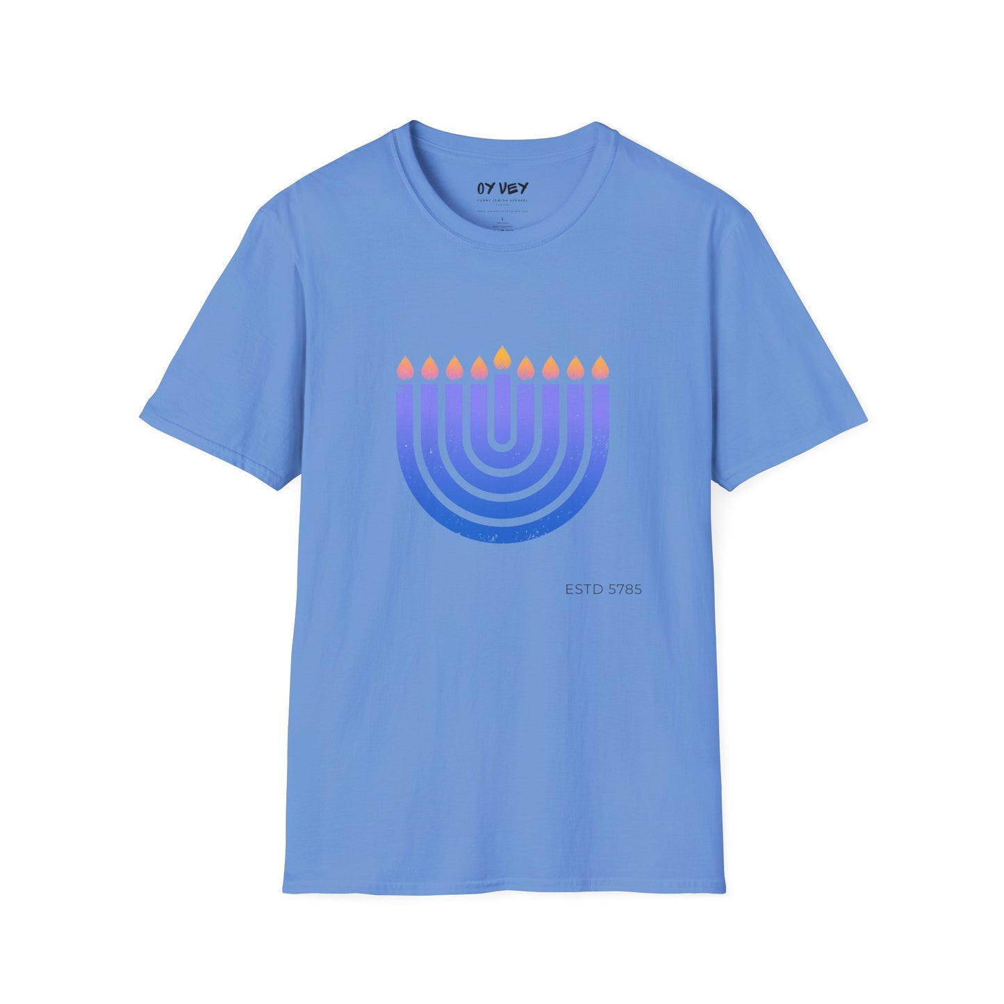 Chanukkiah - Unisex soft T-shirt, Perfect Gift for Chanukkah