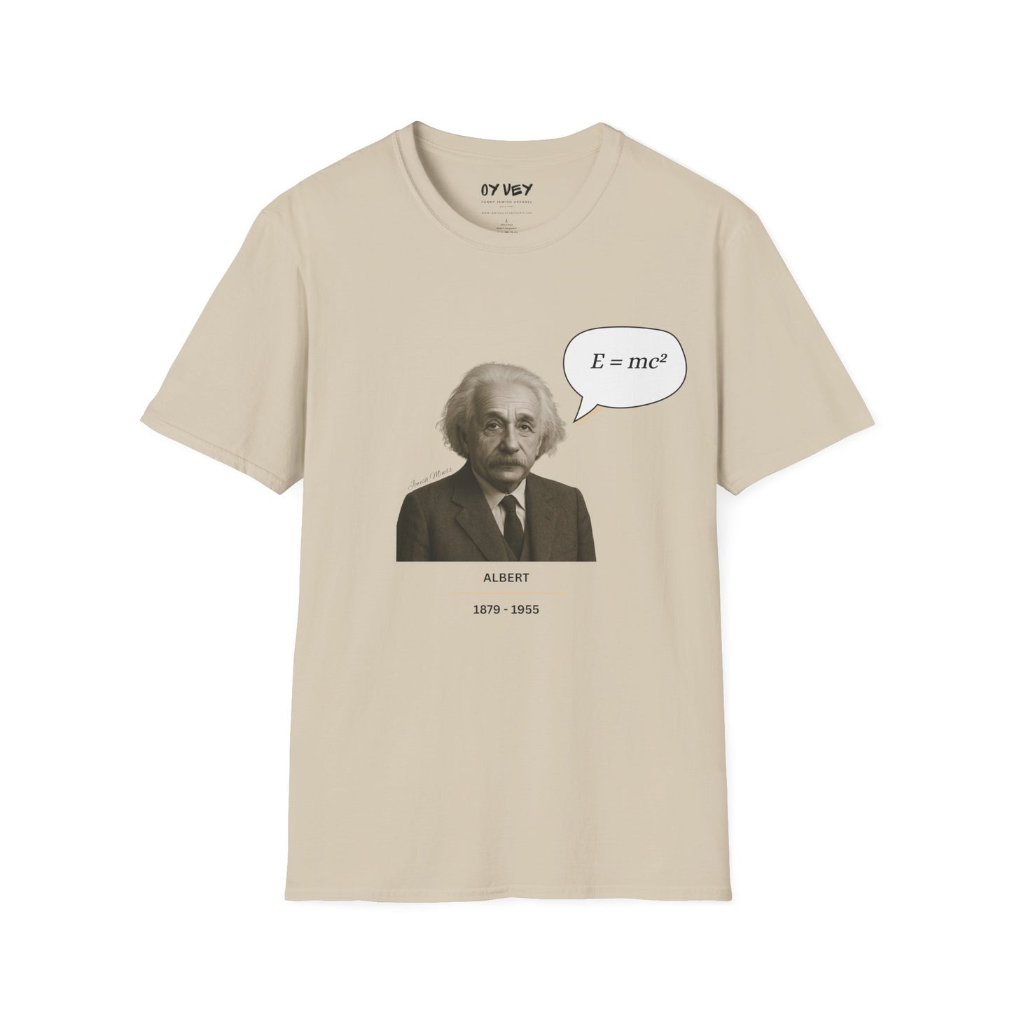 Albert Einstein - Unisex soft T-shirt, Perfect Gift for Friends