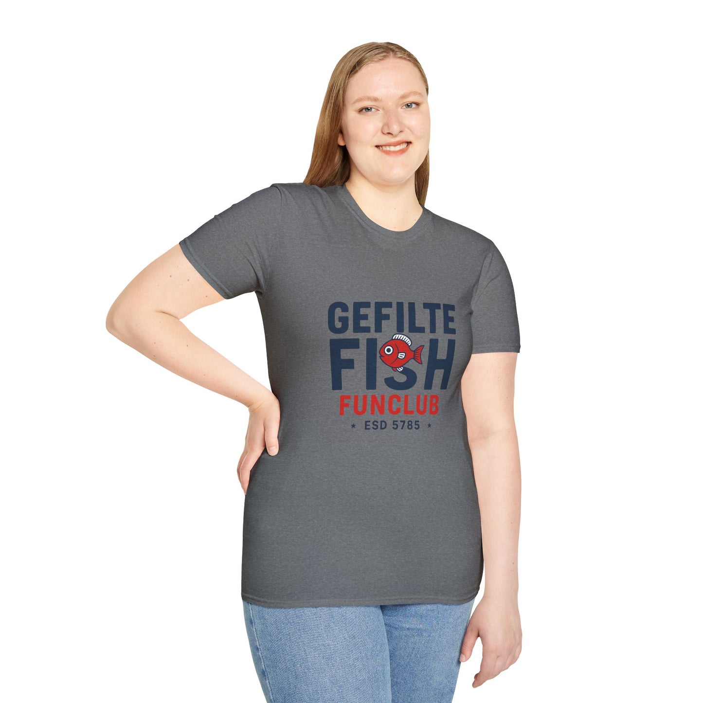 Gefilte Fish Fun Club 2 - Unisex soft T-shirt, Perfect Gift for Friends