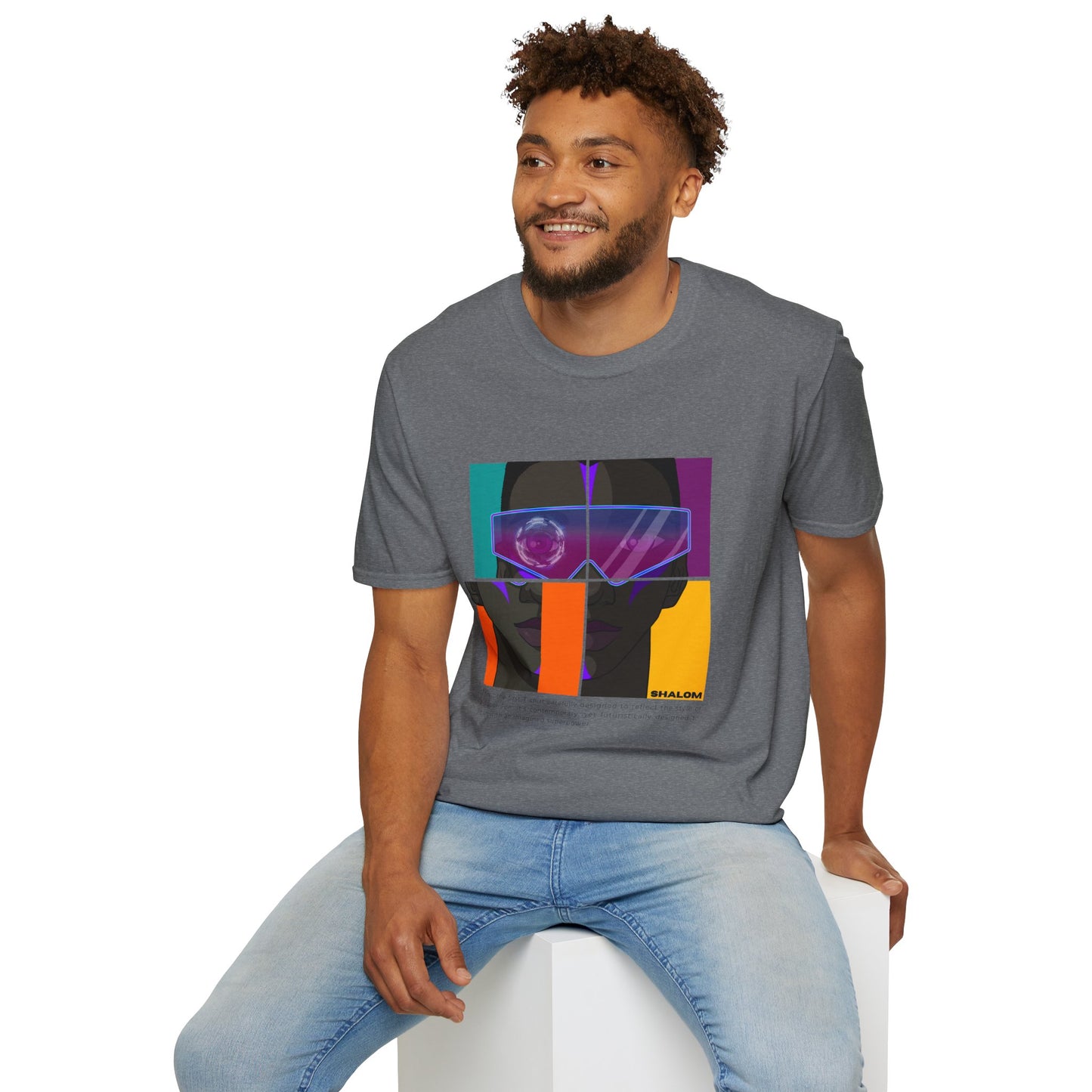 Shalom Future - Unisex soft T-shirt, Cool Streetwear for Summer