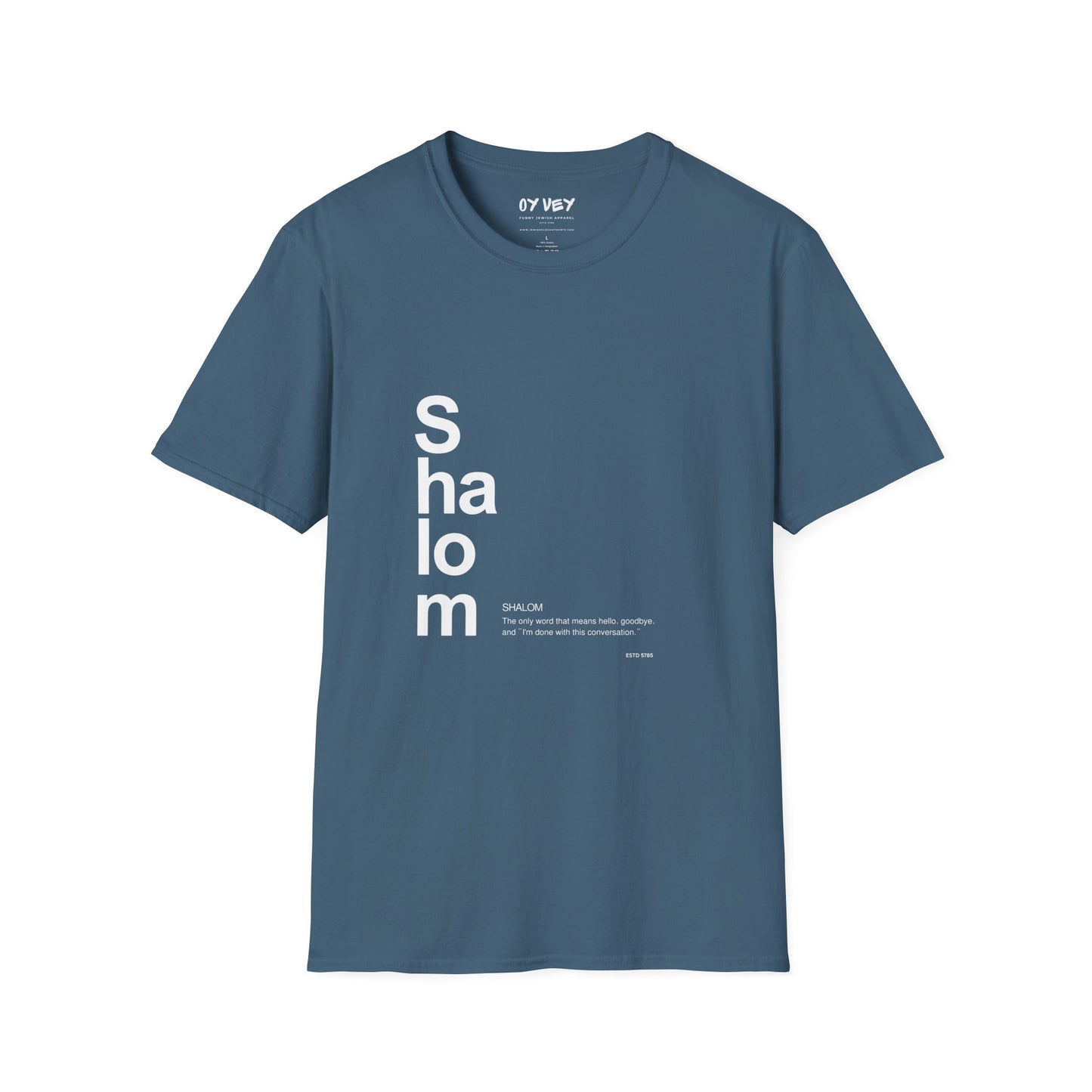 Shalom - Unisex soft T-shirt, Perfect Gift for Friends