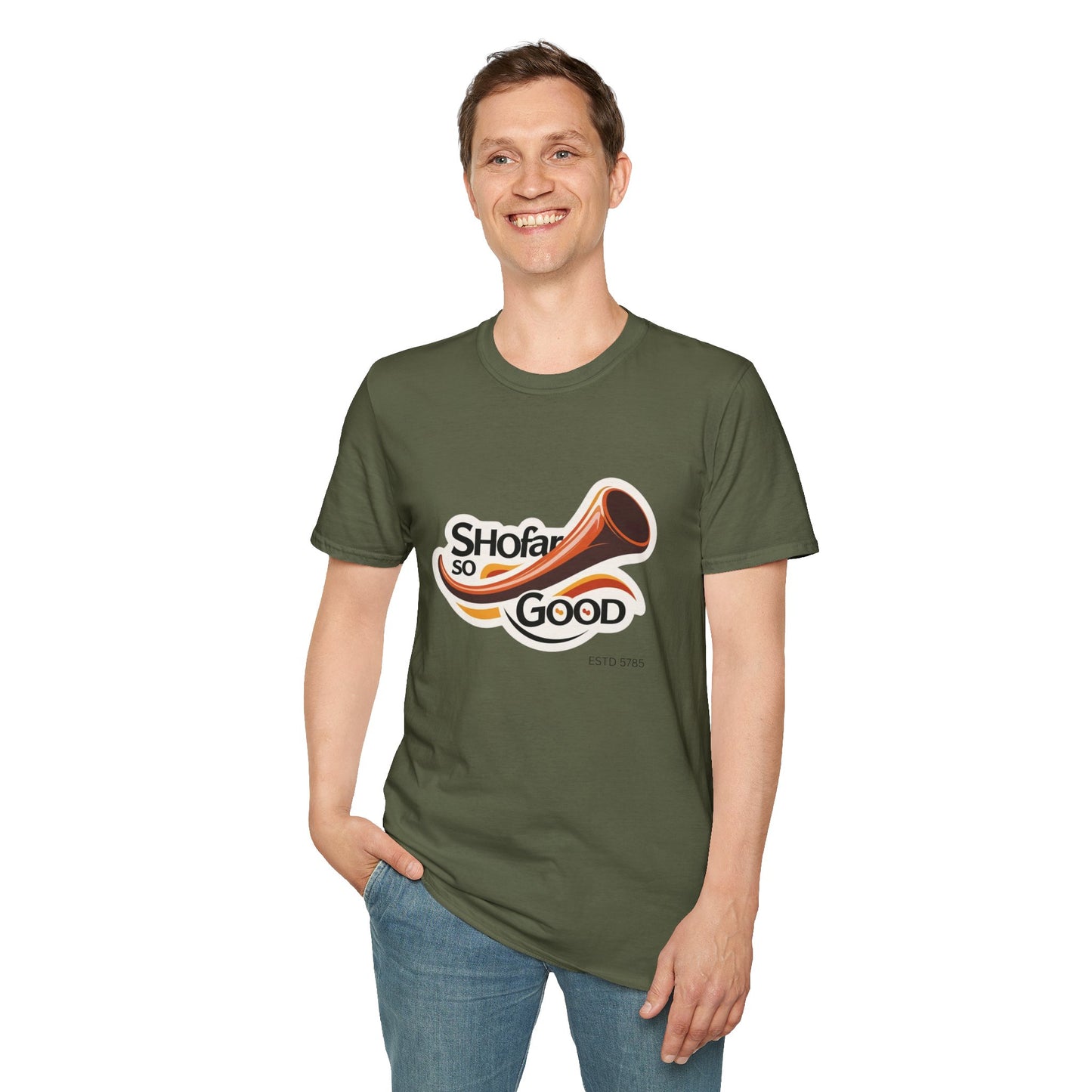 Shofar - Unisex soft T-shirt, Perfect Gift for Rosh Hashanah