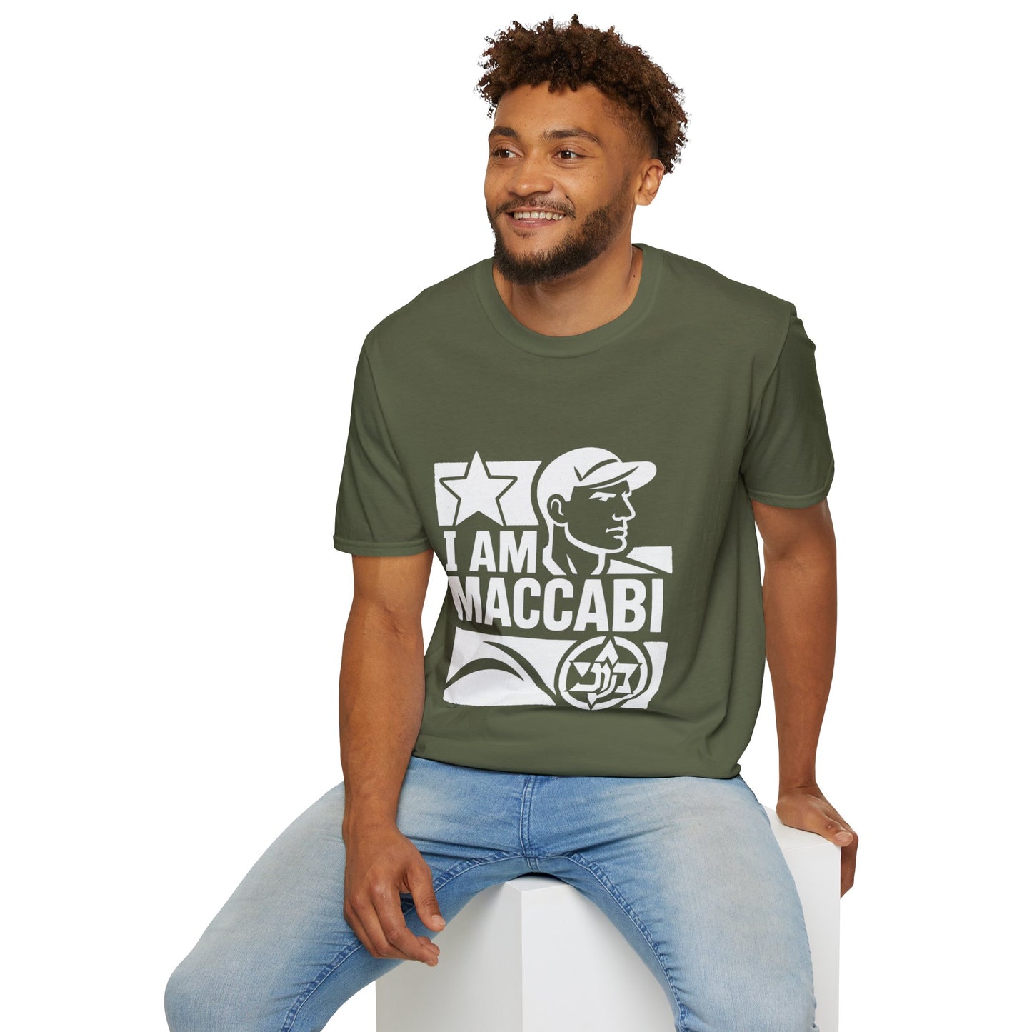 I am Maccabi 2 - Unisex soft T-shirt, Perfect Gift for Maccabees