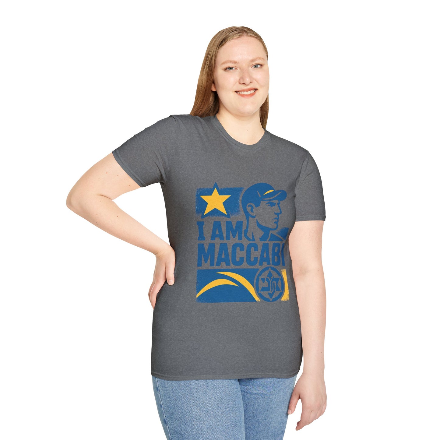 I am Maccabi - Unisex soft T-shirt, Perfect Gift for Maccabees