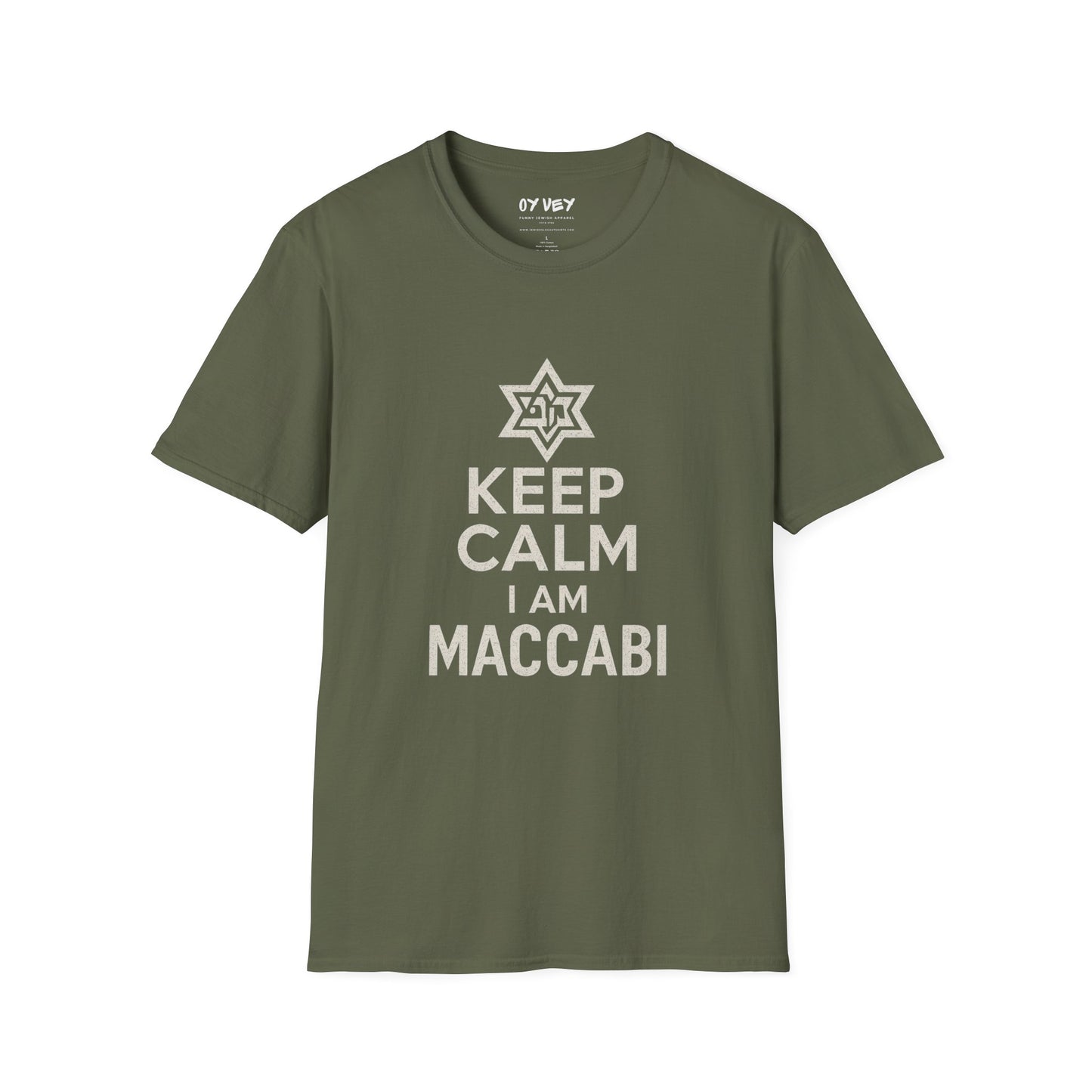 Keep Calm I am Maccabi - Unisex soft T-shirt, Perfect Gift for Maccabees