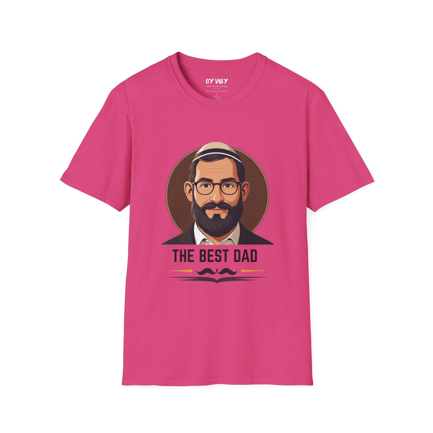 The Best (Jewish) Dad - Unisex soft T-shirt, Perfect Gift for Fathers Day