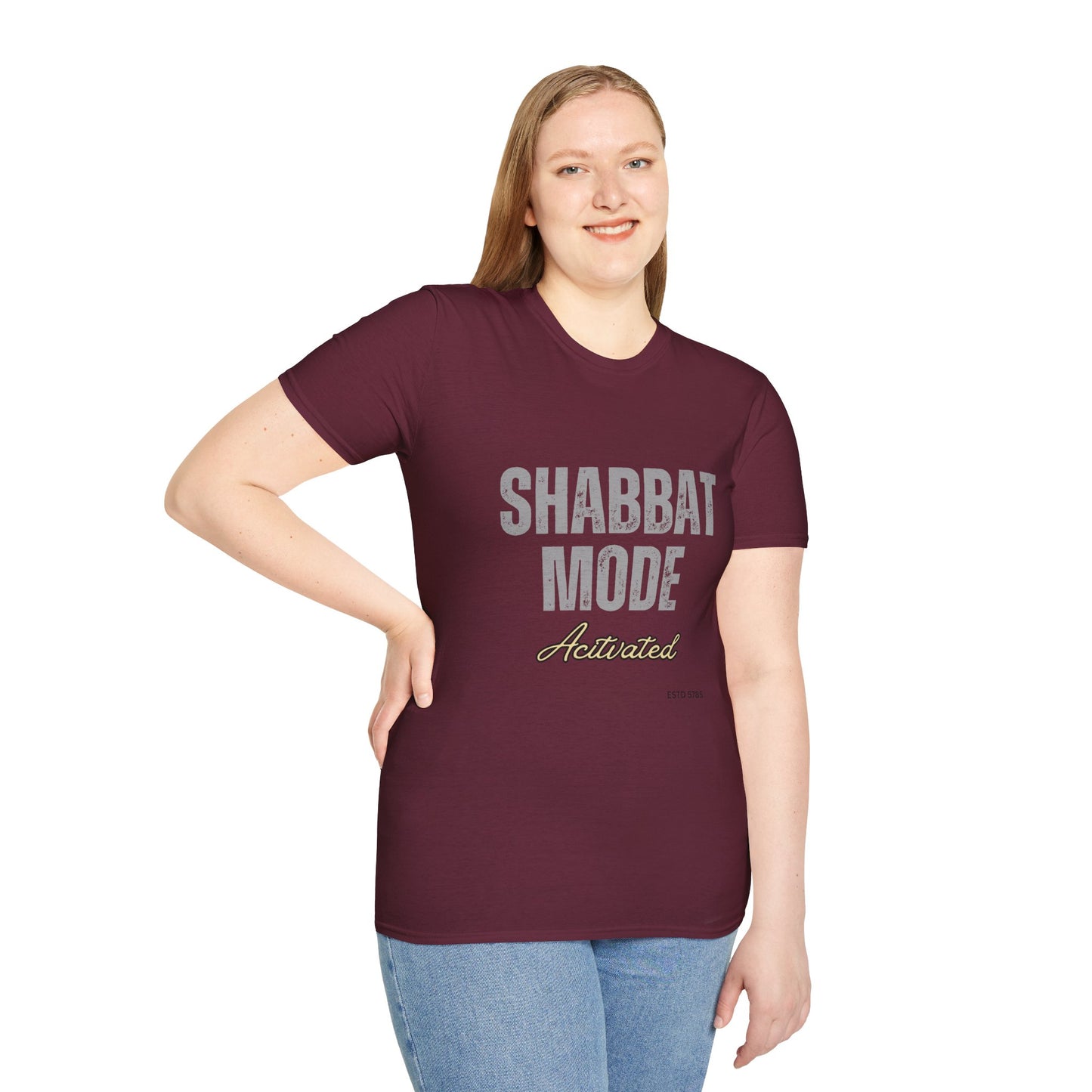 Shabbat Mode Activated 2 - Unisex soft T-shirt, Perfect Gift for Friends