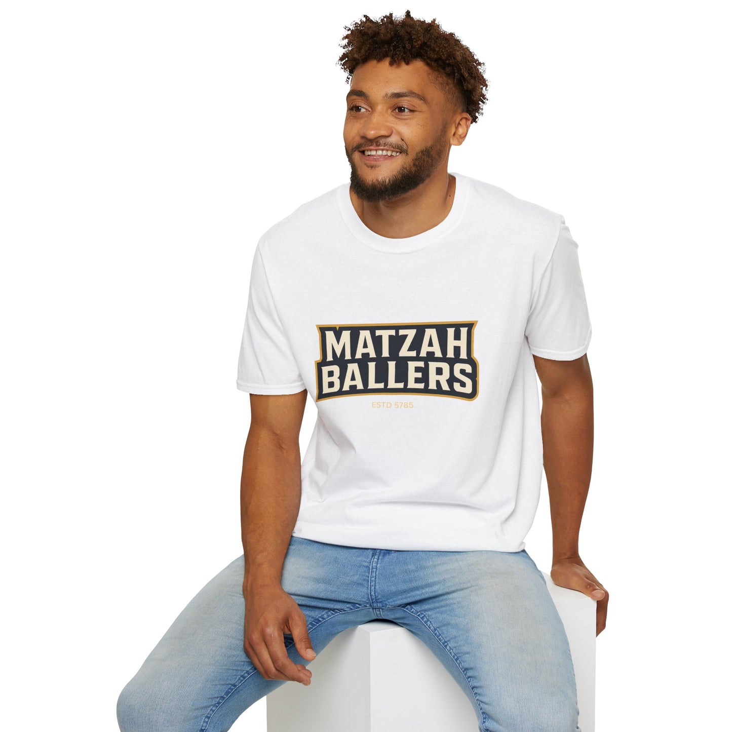 Matza Ballers 3 - Unisex soft T-shirt, Perfect Gift for Friends