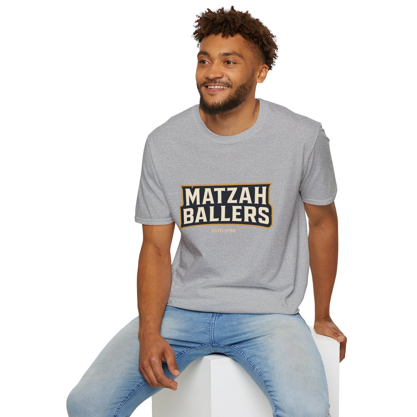 Matza Ballers 3 - Unisex soft T-shirt, Perfect Gift for Friends