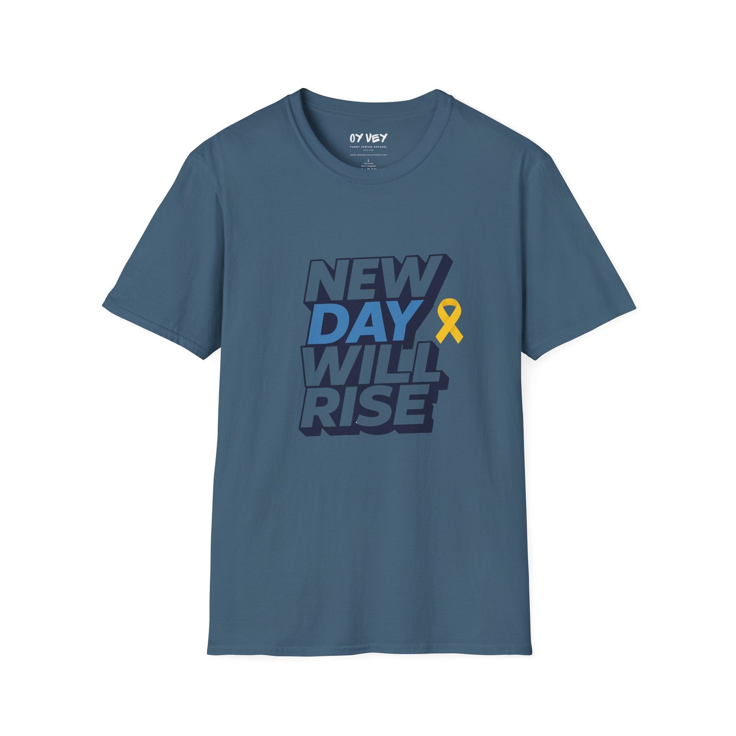 New Day Will Rise - Unisex soft T-shirt, Perfect Gift for Israel Supporters