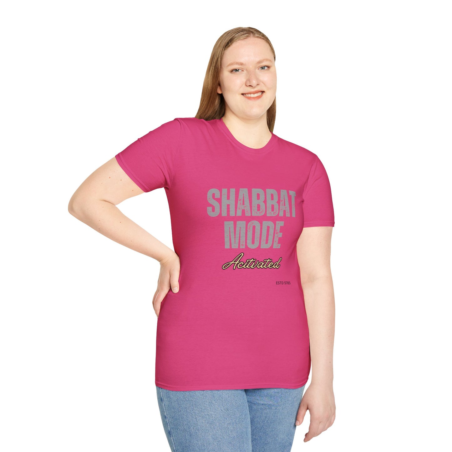 Shabbat Mode Activated 2 - Unisex soft T-shirt, Perfect Gift for Friends