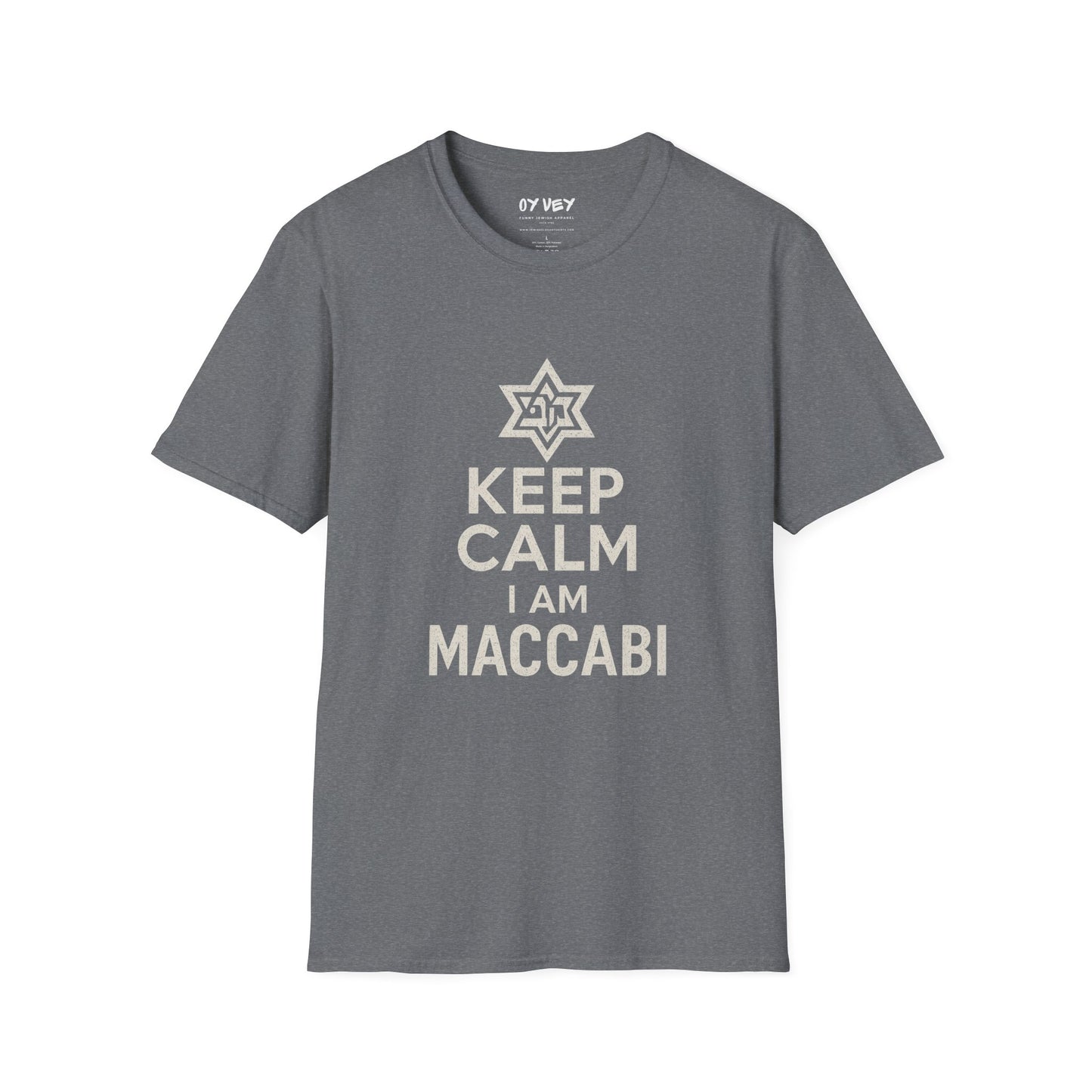 Keep Calm I am Maccabi - Unisex soft T-shirt, Perfect Gift for Maccabees