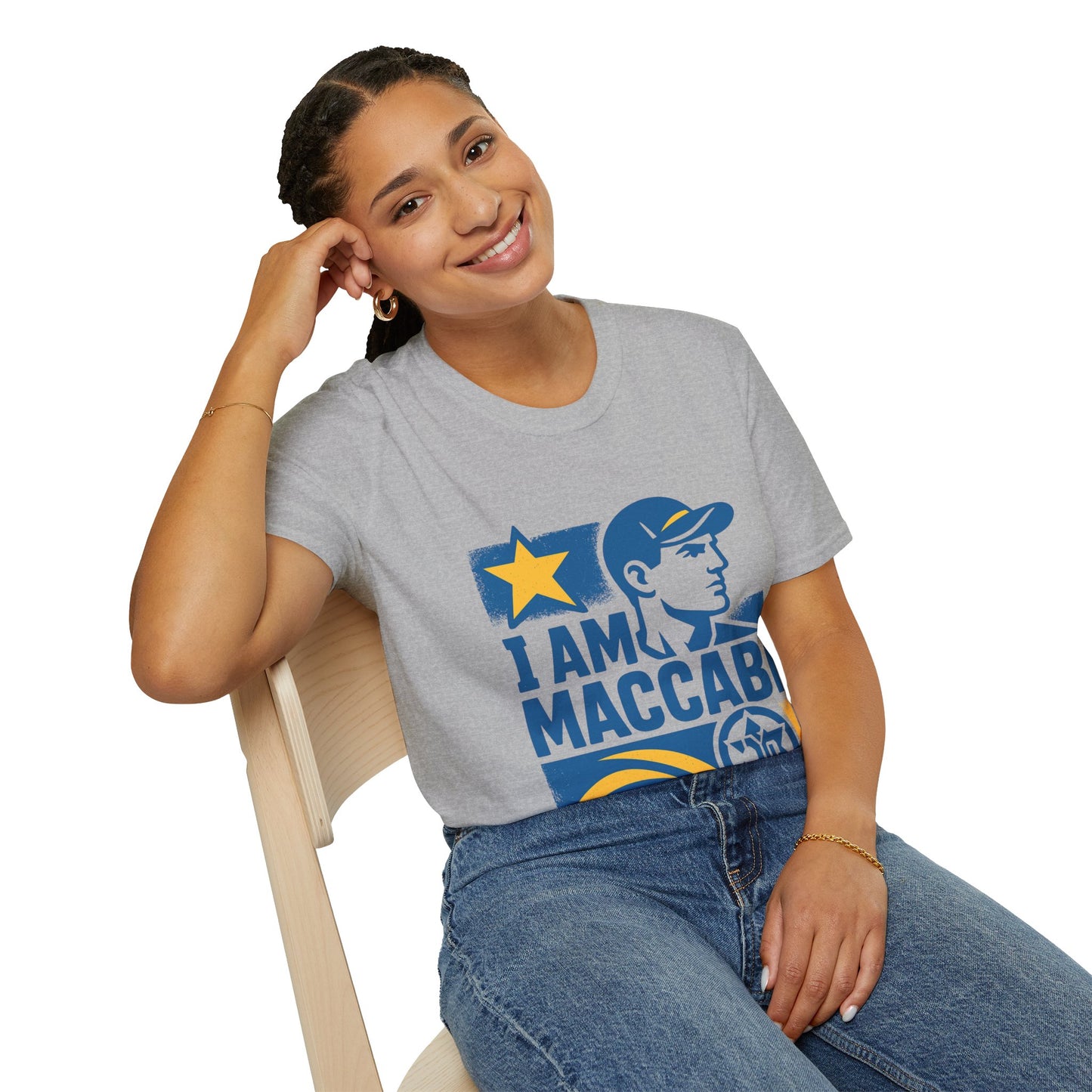 I am Maccabi - Unisex soft T-shirt, Perfect Gift for Maccabees