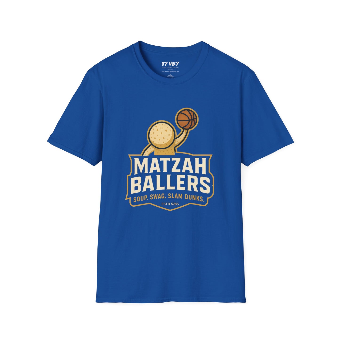 Matza Ballers - Unisex soft T-shirt, Perfect Gift for Friends