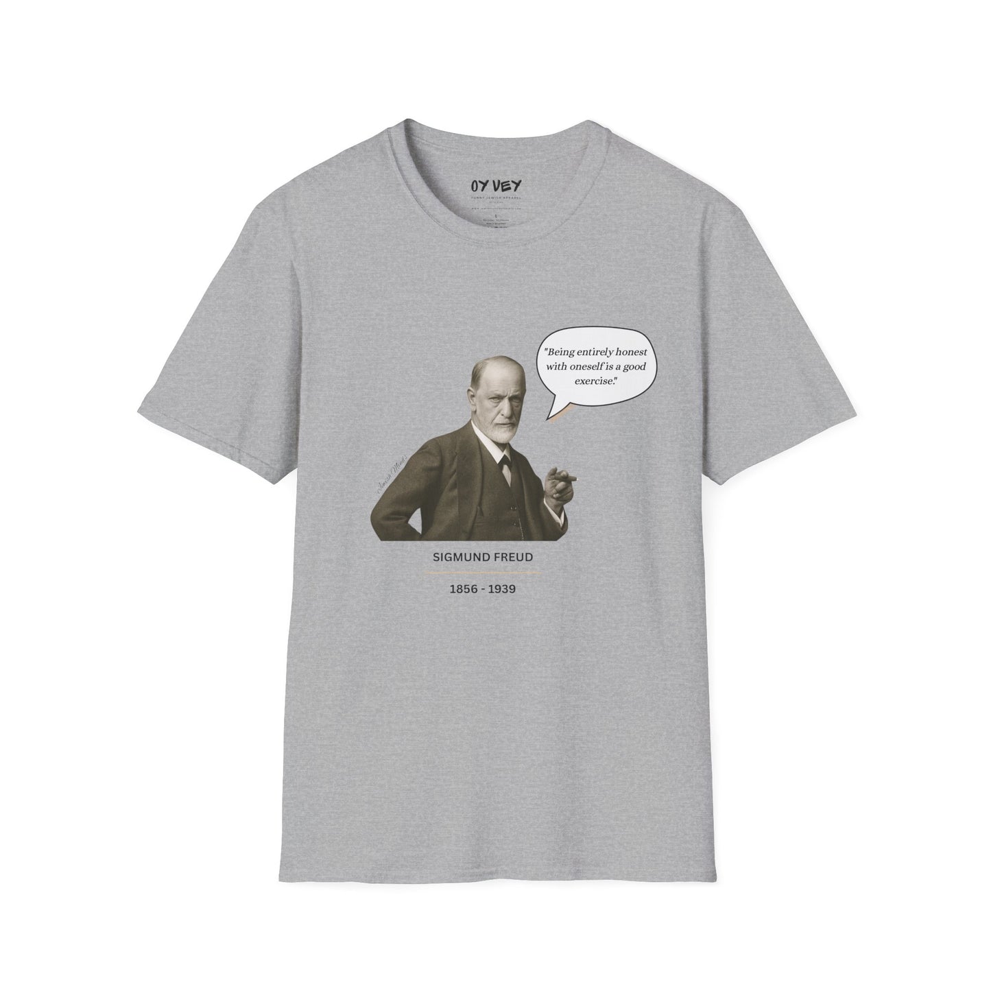 Sigmund Freud - Unisex soft T-shirt, Perfect Gift for Friends